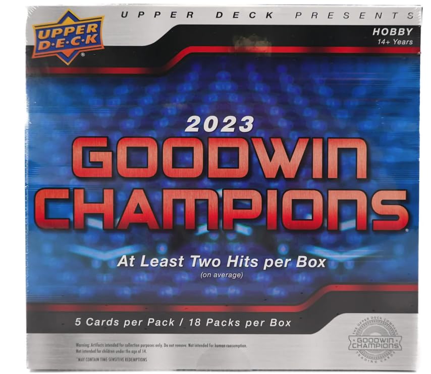 2023 Goodwin Champions Baseball Trading Cards Hobby Box - 18 Packs (5 Cards Each) | Collectible Sports Cards for Trading & Investment | Perfect for Card Collectors, Fantasy Sports Fans & Gift Giving