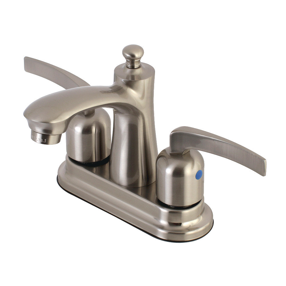 Kingston Brass FB7621EFL 4-Inch Centerset Bathroom Faucet - Chrome Finish, Single Handle, Perfect for Bathroom Sink, Vanity, and Powder Room Installation