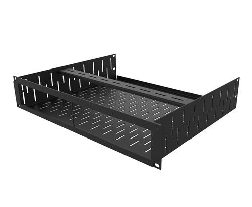 Penn Elcom Custom Media Rack Shelves for Sonos Amp (2 Units) - Perfect for Home Theater & Audio Equipment Organization