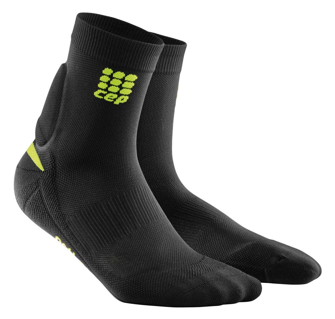 CEP Men's Athletic Performance Running Socks - Breathable Crew Cut Mid Socks for Marathon, Gym & Sports Training
