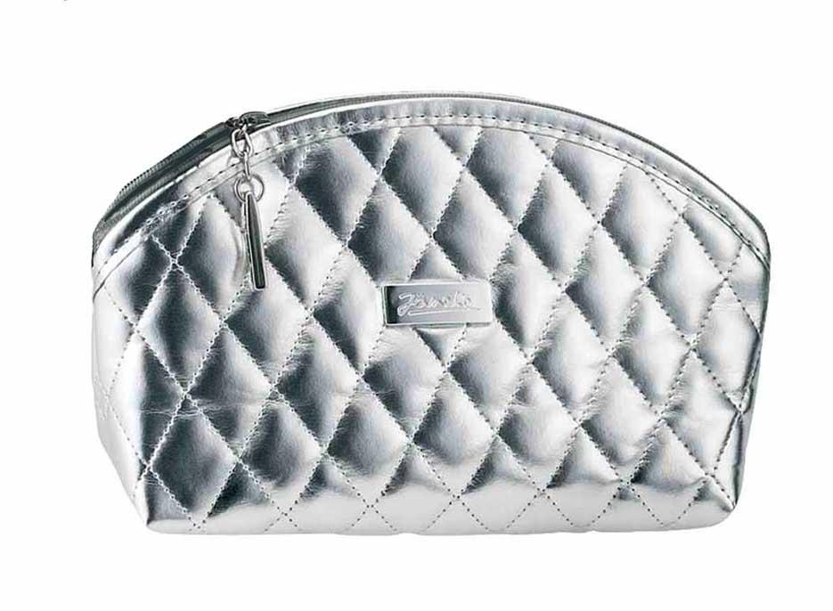 Janeke Quilted Pouch Empty Cosmetic Bag for Makeup Travel Organizer | Portable Toiletry Case for Women | Perfect for Travel, Gym & Daily Essentials Storage