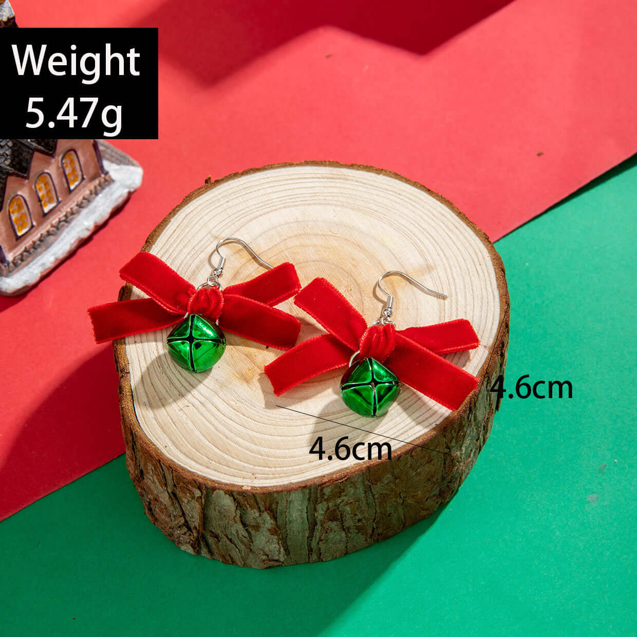 Festive Christmas Jingle Bell Tinsel Hoop Earrings for Women | Holiday Party Jewelry Gift | ER728 | Perfect for Xmas Celebrations, Office Parties & New Year Events
