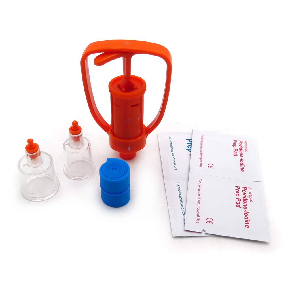 Outdoor Emergency Venom Extractor Pump Kit - First Aid Safety Tool for Snake Bites & Insect Stings | Portable Survival Gear for Hiking, Camping & Wilderness Adventures