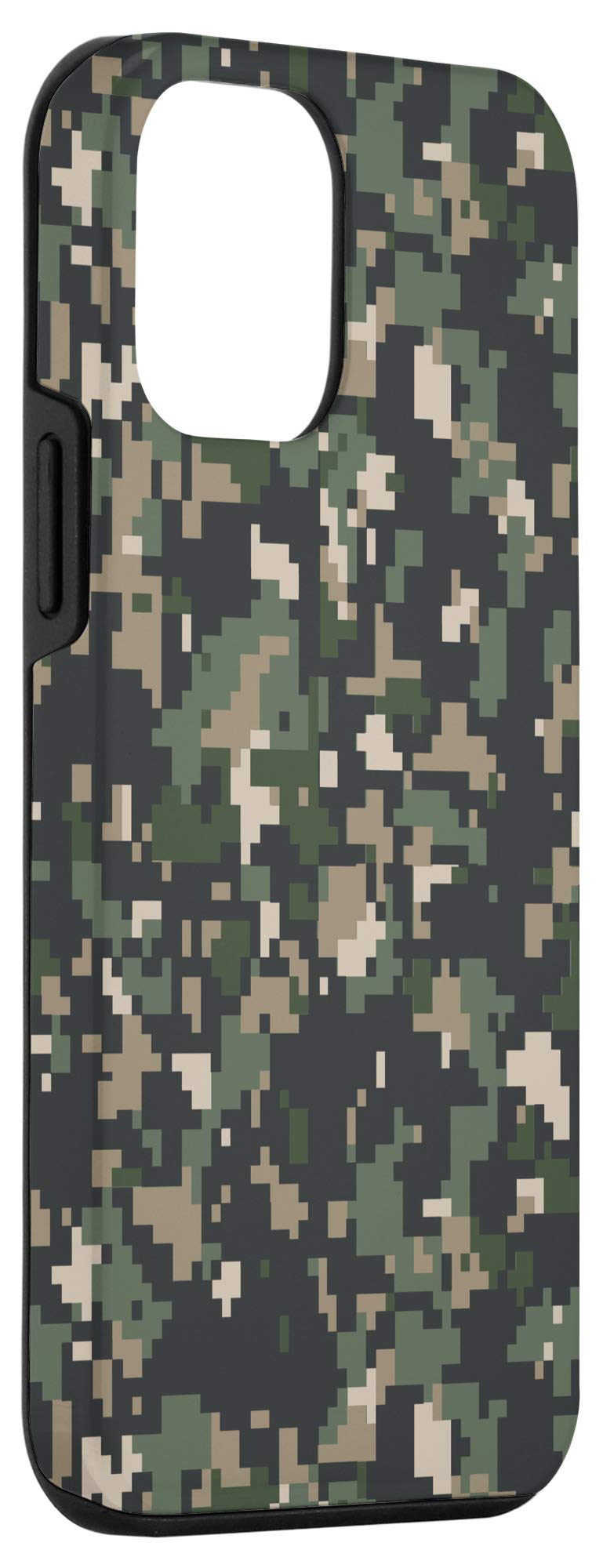 iPhone 12 Mini Case - Woodland Jungle Camo Digital Camouflage Protective Cover | Perfect Gift for Outdoor Enthusiasts & Military Style Lovers | Durable Protection for Hiking, Camping & Daily Use
