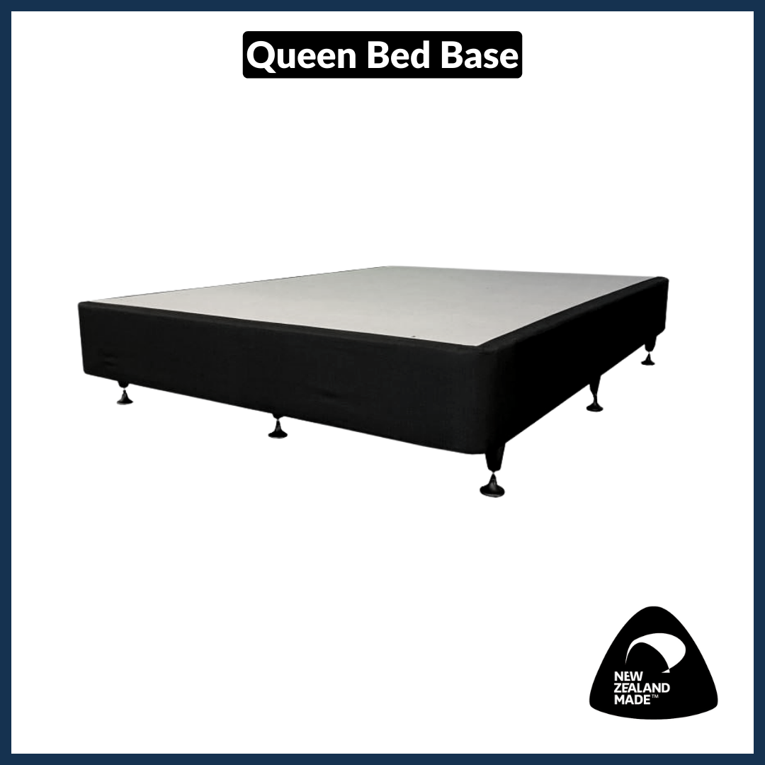 Queen Size Bed Base - Sturdy & Durable NZ Made Platform Bed Frame for Bedroom, Guest Room, or Dorm