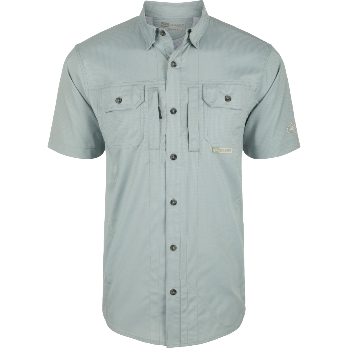 Wingshooter Trey Solid Dobby Button Down Short Sleeve Shirt for Men - Casual Summer Wear, Outdoor Activities & Business Casual Office Attire