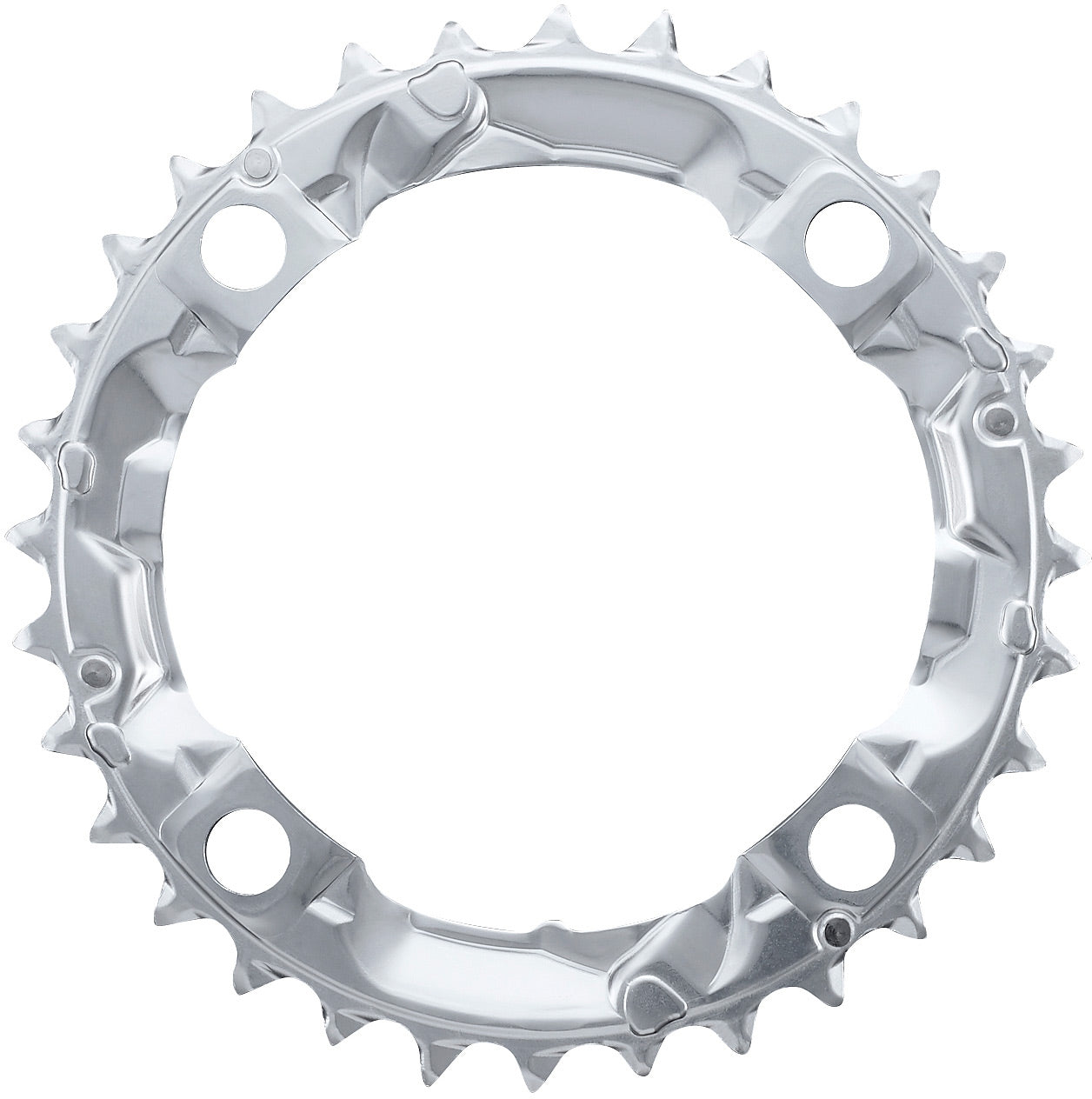 Shimano FC-M410 32T Silver Chainring - High-Performance Bicycle Crankset for Mountain Bikes & Road Bikes - Perfect for Cycling, Commuting & Off-Road Adventures
