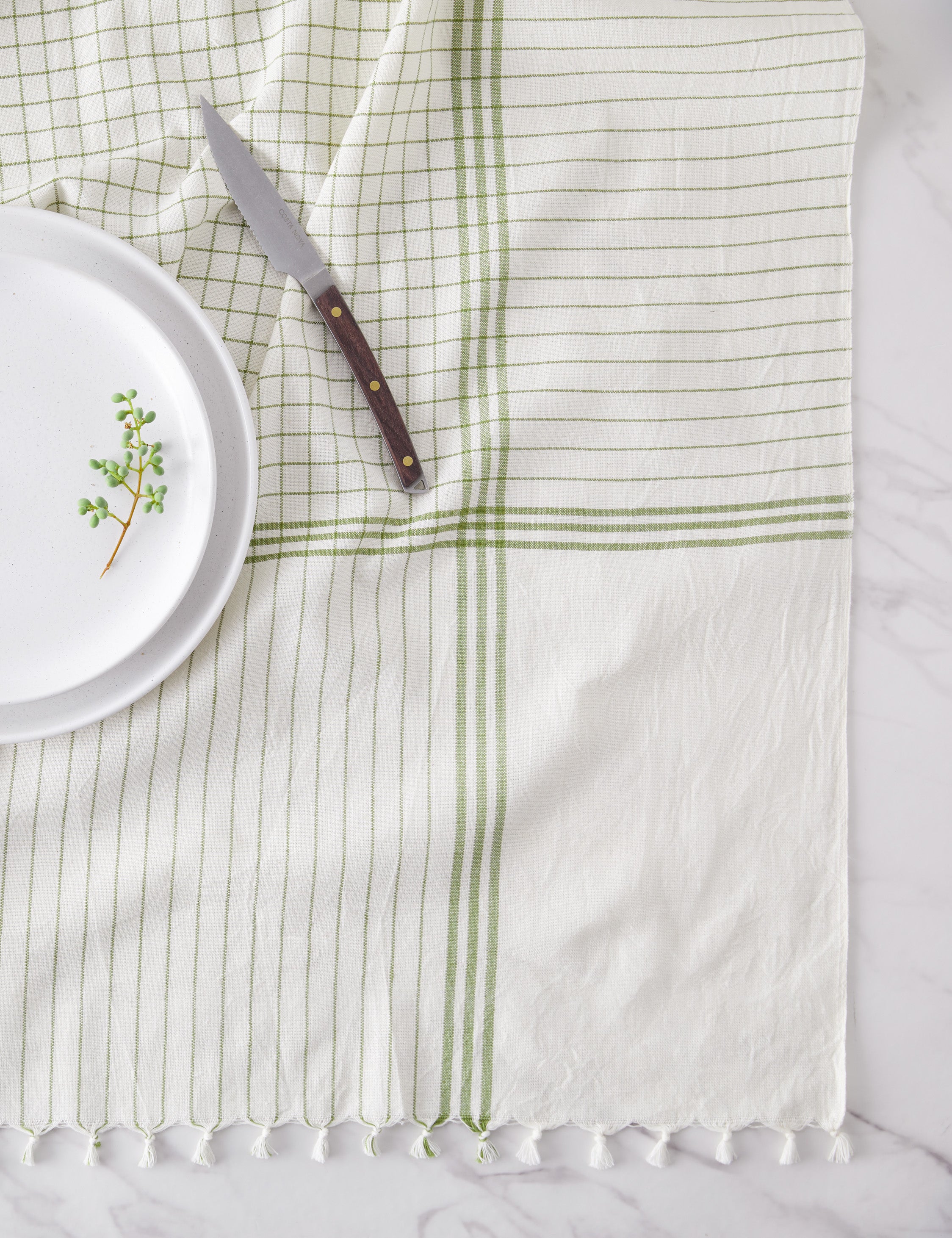 Heather Taylor Home French Lattice Tablecloth - Elegant Lace Design for Dining Room, Kitchen, and Outdoor Picnic Tables