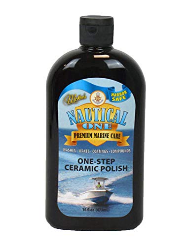 McKee's 37 Nautical One One-Step Ceramic Polish & Sealant - All-in-One Marine Gel Coat Restorer for Boats, Yachts & RVs | UV Protection & Long-Lasting Shine | Perfect for Marine Detailing & Vehicle Restoration