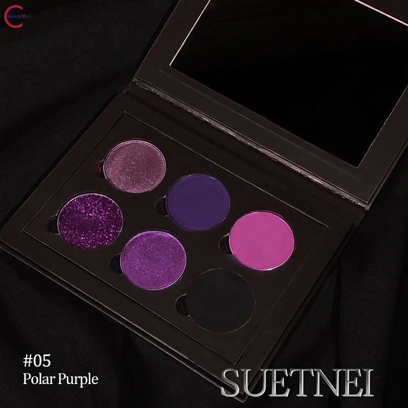 Gothic Eyeshadow Palette - 6 Highly Pigmented Shades in Red & Black | Perfect for Halloween, Cosplay & Dramatic Makeup Looks