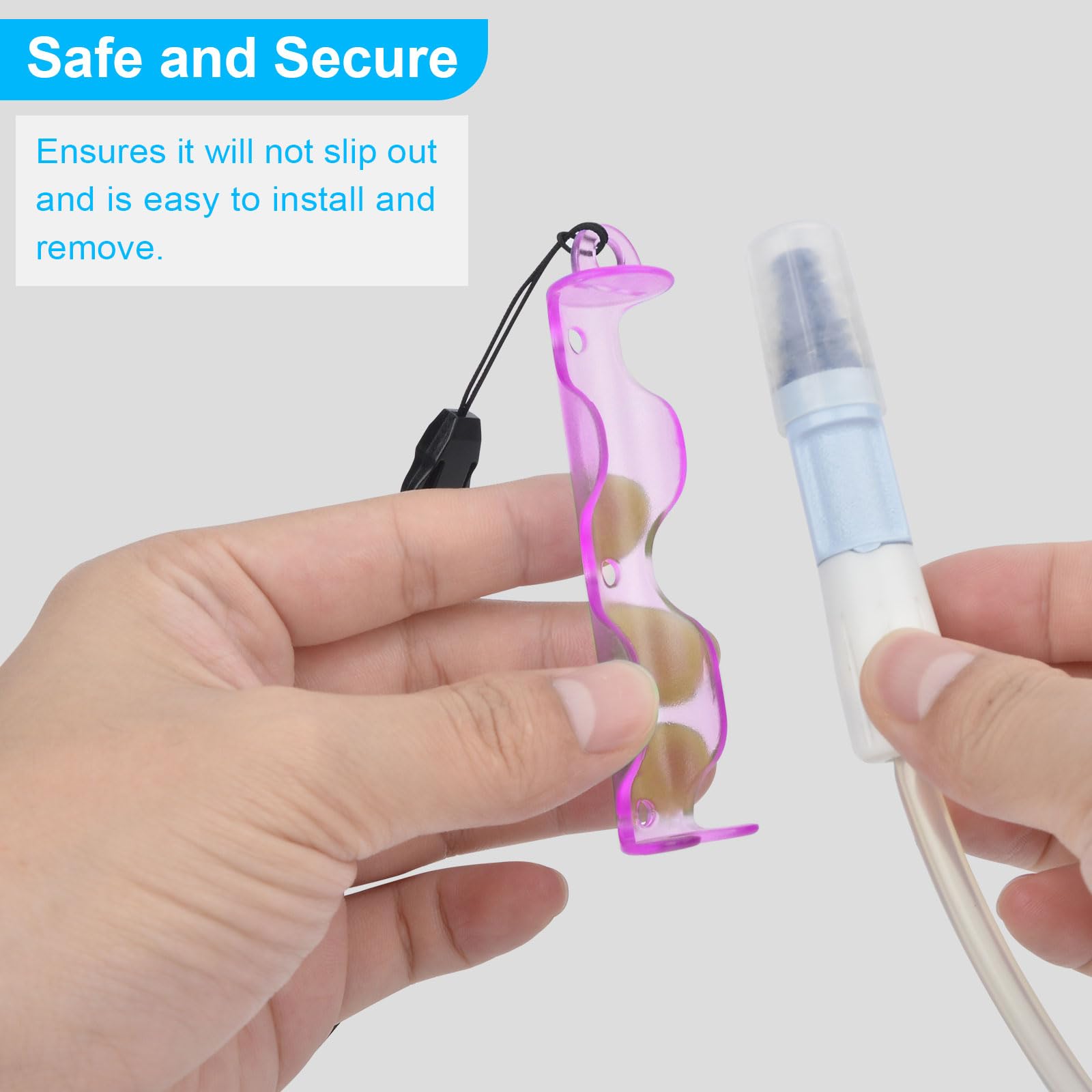 Baxter 5C4482 PD Catheter Holder with Adjustable Lanyards - Shower Support for Dialysis Patients