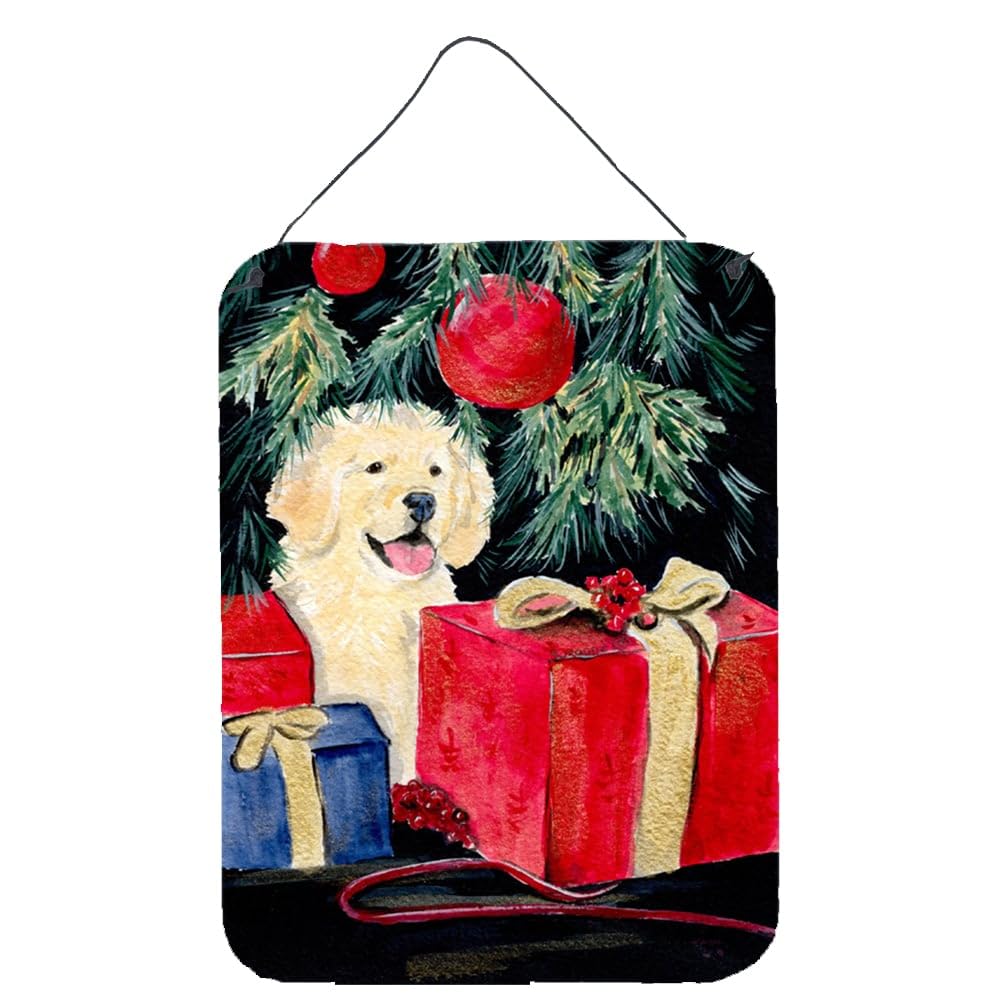 Golden Retriever Metal Wall Art - 12x16 Inch Aluminum Sign for Kitchen, Bar, Bathroom & Front Door Decor | Durable Multicolor Hanging Plaque for Home & Office | Perfect Gift for Dog Lovers