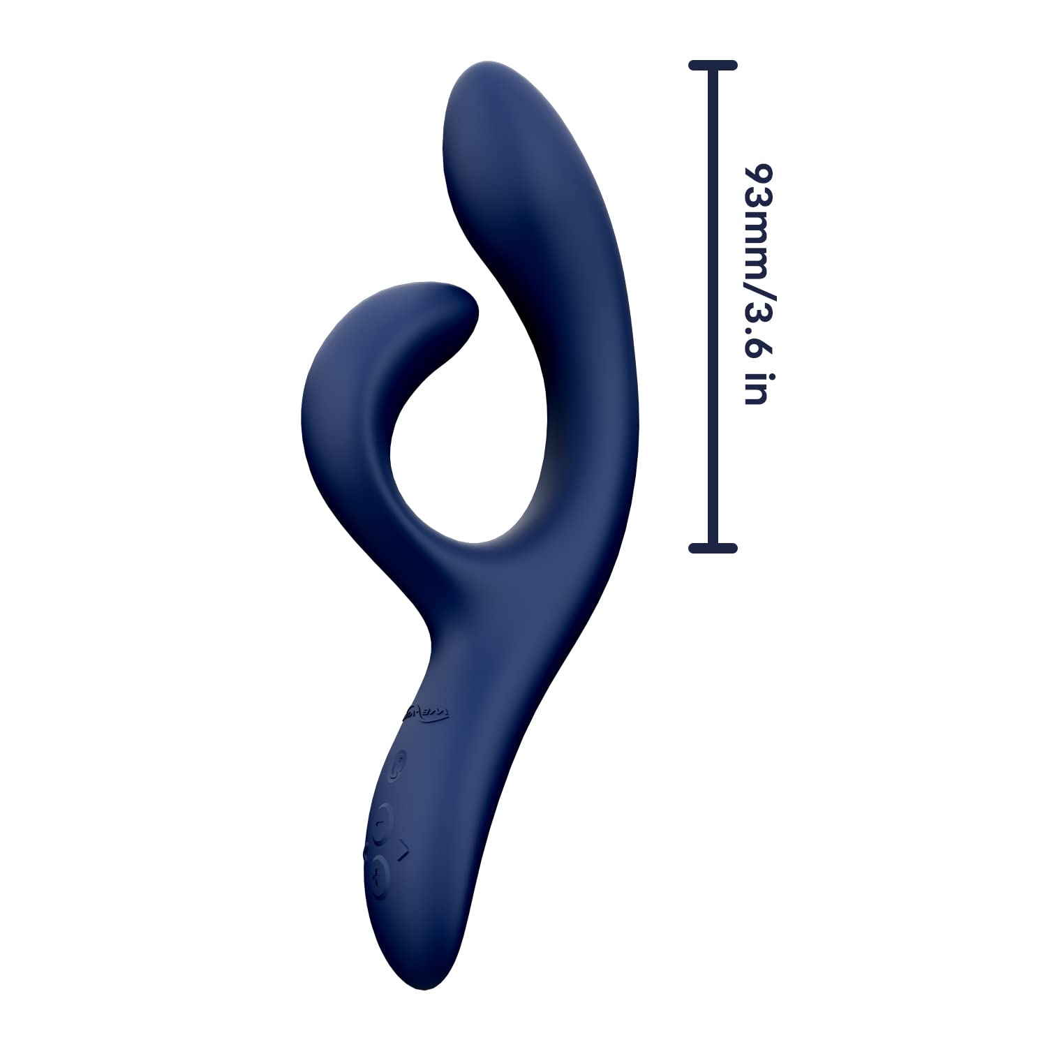 We-Vibe Nova 2 Dual Rabbit Vibrator for Women - 10 Vibration Modes & App Control | G Spot & Clitoral Stimulator | Rechargeable Adult Sex Toy for Couples & Solo Play | Perfect for Long Distance Relationships & Spicing Up Your Sex Life (Blue)