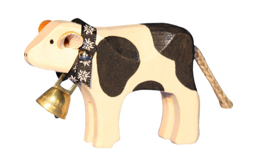Marc Trauffer Traditional Swiss Cows Figurine - Authentic Swiss Decor for Home & Office - Perfect for Farmhouse, Alpine, and European Style Decorations