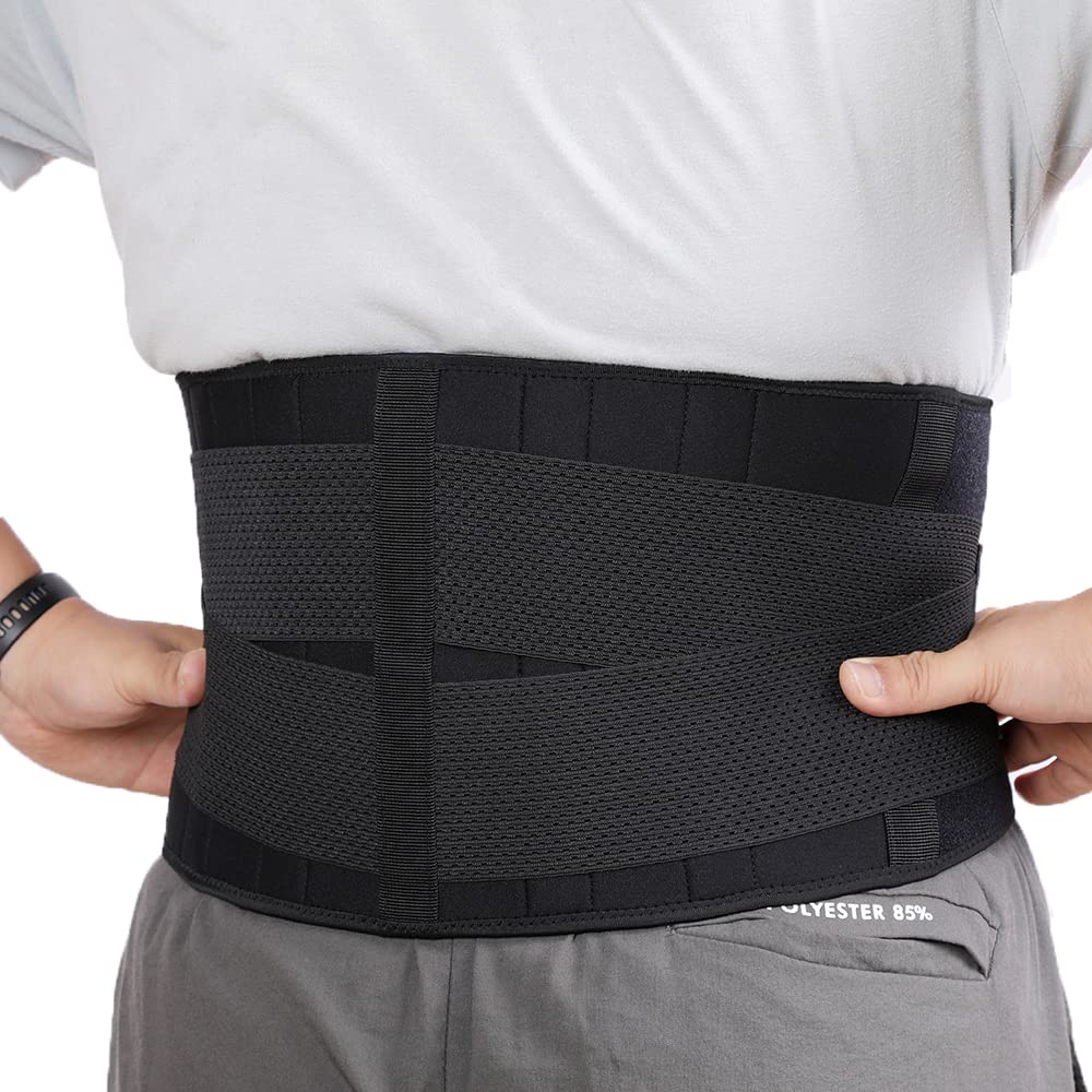 Adjustable Posture Corrector for Women & Men - Lower Back Brace with Lumbar Support - Soft Elastic Back Support Belt for Posture Improvement & Pain Relief (XX-Large) - Ideal for Office Work, Driving & Daily Activities