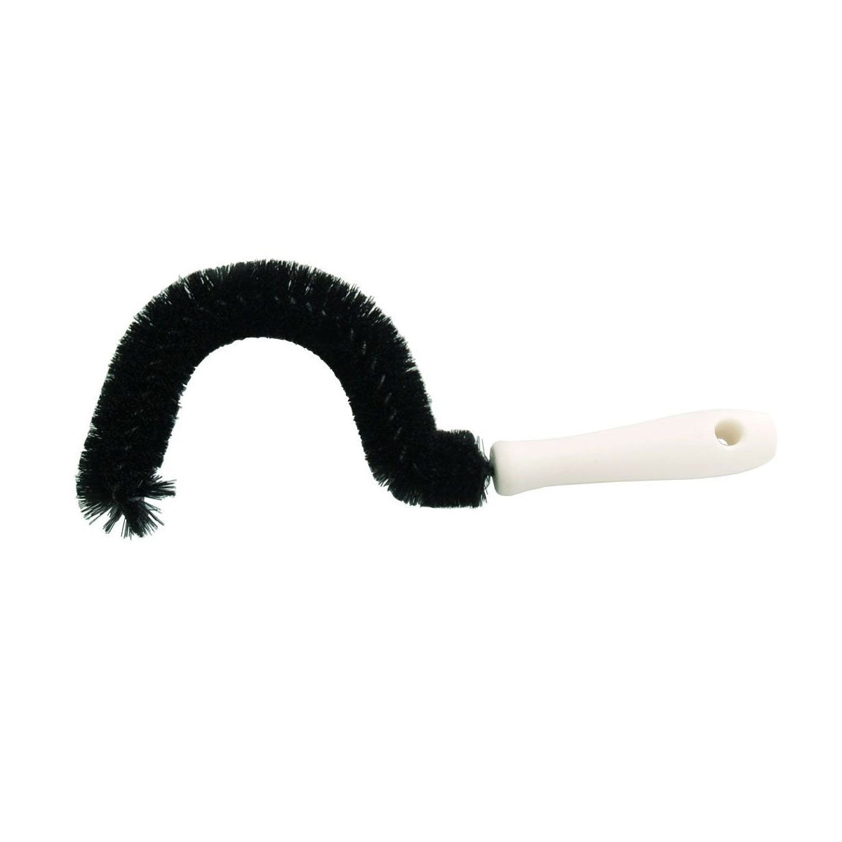 Curved Coffee Pot and Decanter Brush - 11 Inch Long Handle Cleaning Tool for Glass Carafes, Tea Kettles, and Narrow Bottles - Perfect for Home, Kitchen, and Bar Use