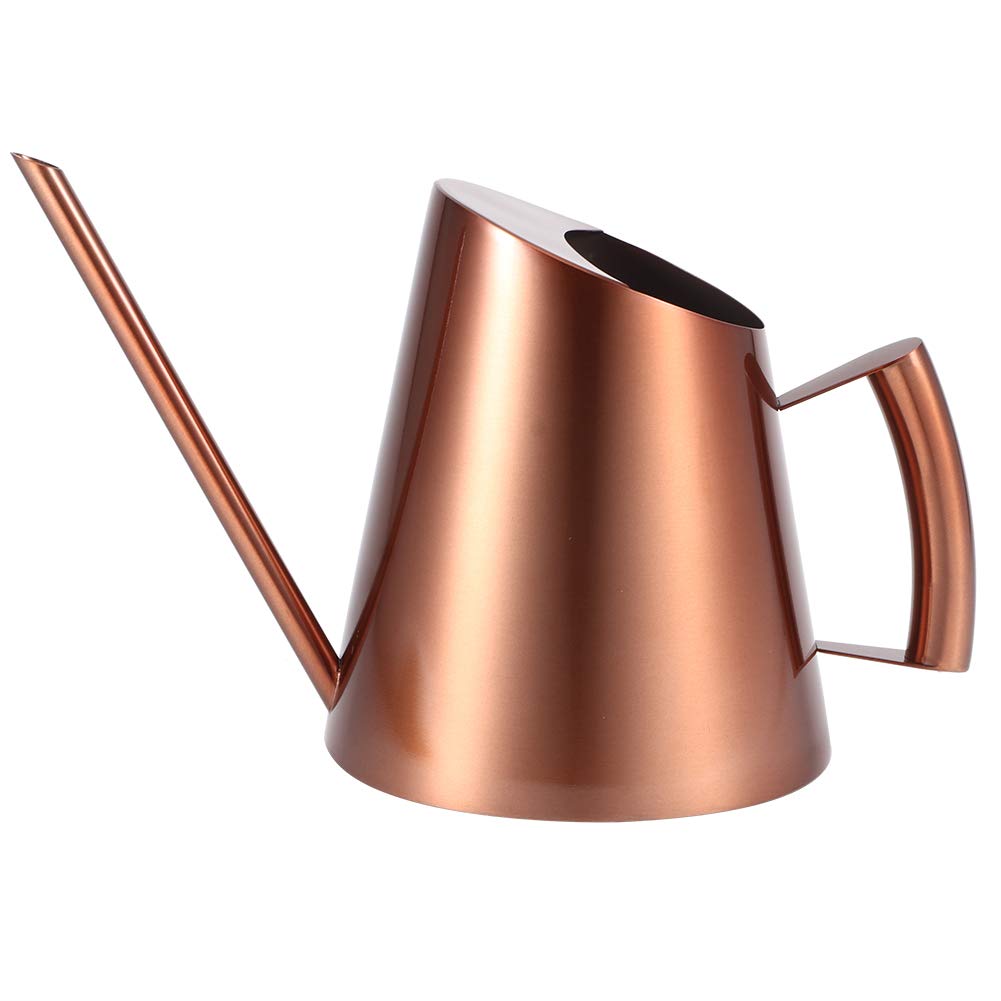Ymiko 400ml Stainless Steel Watering Can for Indoor Plants - Durable Garden Watering Pot with Long Spout - Perfect for Houseplants, Flowers, and Small Gardens
