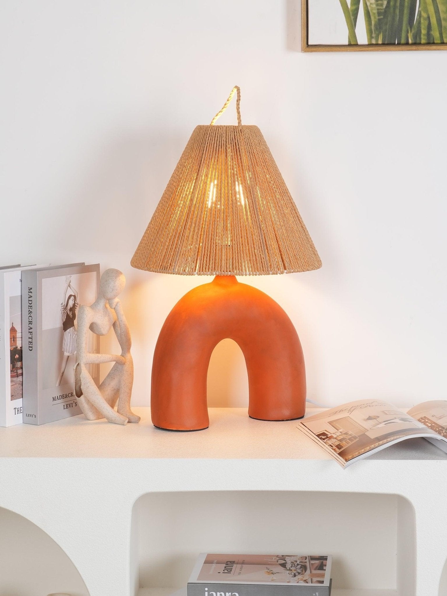 Modern Arched Table Lamp - Adjustable LED Desk Light for Bedroom, Living Room & Office - Stylish Home Decor & Reading Light