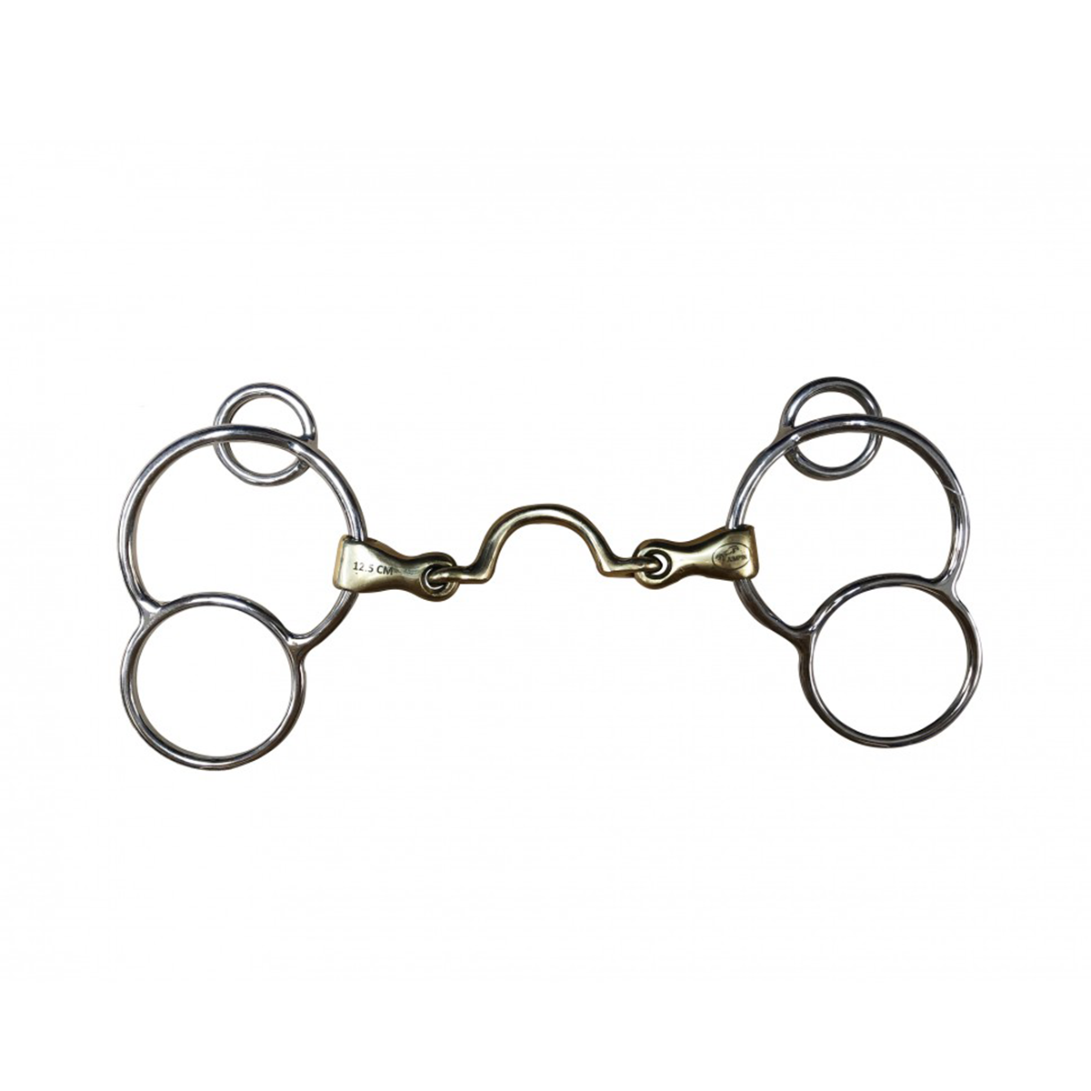 Jump'in High Port Jointed German 3 Ring Bit Horse Training Bit - Comfortable Dressage & Western Riding Bit for Horses - Perfect for Training, Jumping & Show Riding