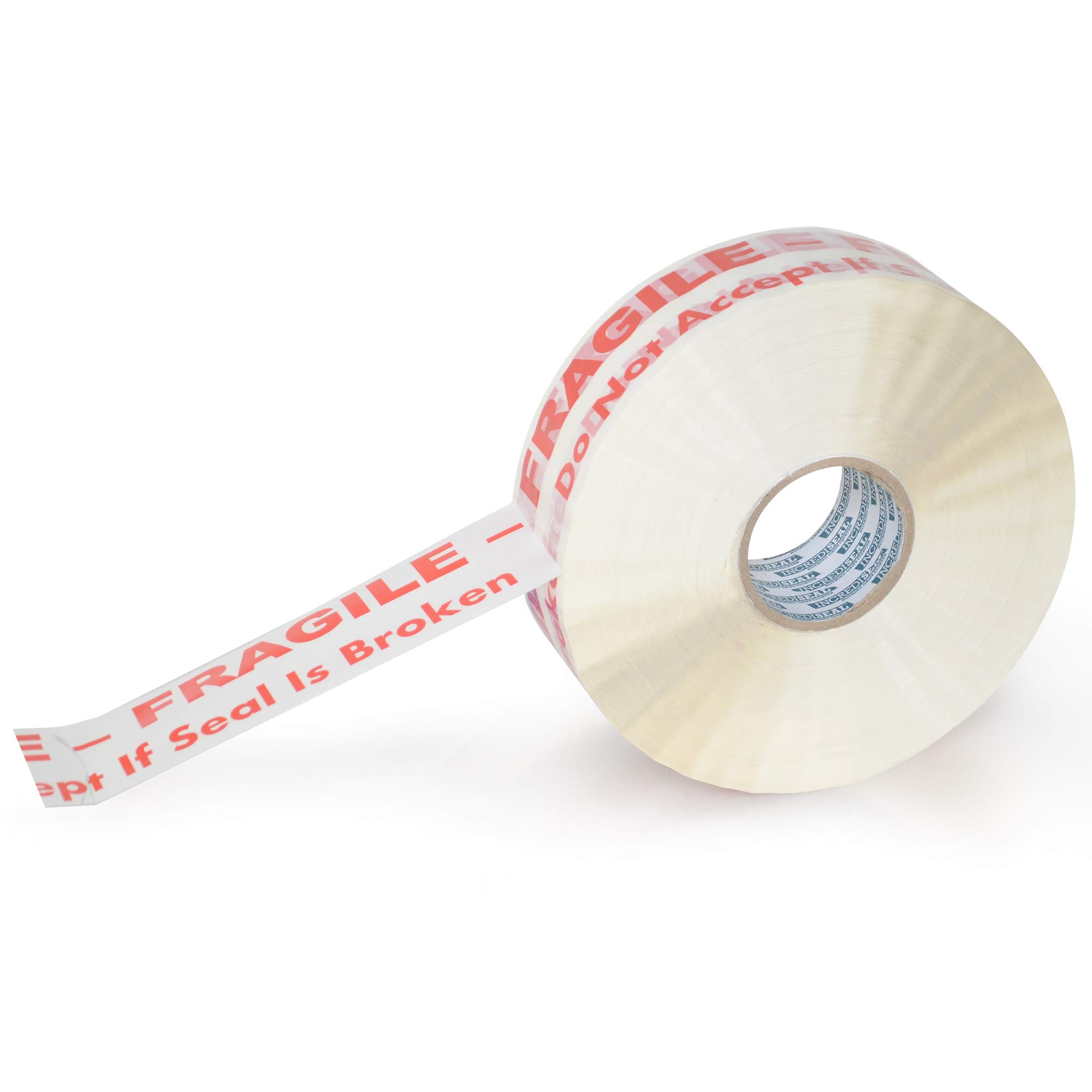 **IncrediSeal Heavy Duty Tamper Evident Packaging Tape - 3 Inch x 1000 Yards, 2.30 mil (4 Rolls) - Secure Fragile Shipments, Box Sealing for E-Commerce & Logistics**    *Optimized for Google SEO with clear product specs, use case (e-commerce/logistics), and keyword focus.*