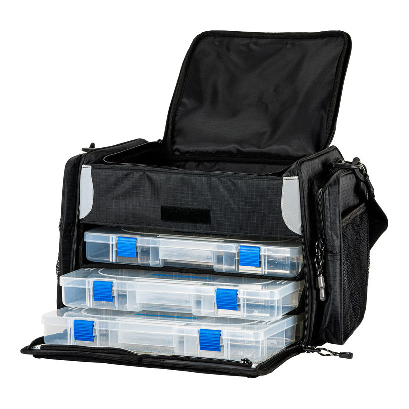 Shimano Borona Fishing Tackle Bag - Waterproof & Durable Gear Storage for Freshwater & Saltwater Anglers - Perfect for Boat, Kayak, and Shore Fishing Trips