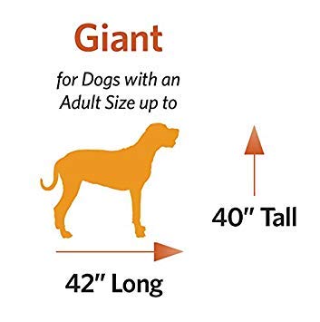 MidWest Homes for Pets 54-Inch Large Bolster Dog Bed for Giant Breeds - Orthopedic Support for Great Dane, Mastiff & Cats - Fits 54L Crate - Cinnamon Brown - Perfect for Living Room, Bedroom & Crate Comfort