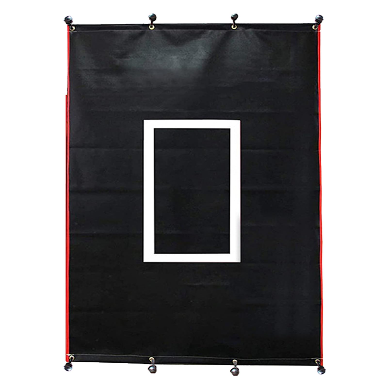 Durable Baseball Backstop with Strike Zone for Outdoor Pitching Practice