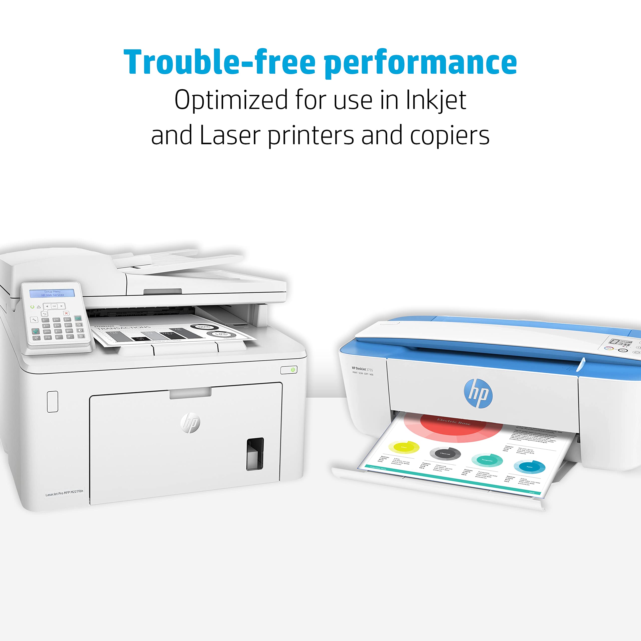 Premium HP Printer Paper 8.5 x 11 Inches | 30% Recycled FSC Certified Copy Paper | 92 Brightness | 40 Case Pallet (200,000 Sheets) | Made in USA | Loading Dock Delivery | Ideal for Office Printing, School Projects & Bulk Business Use