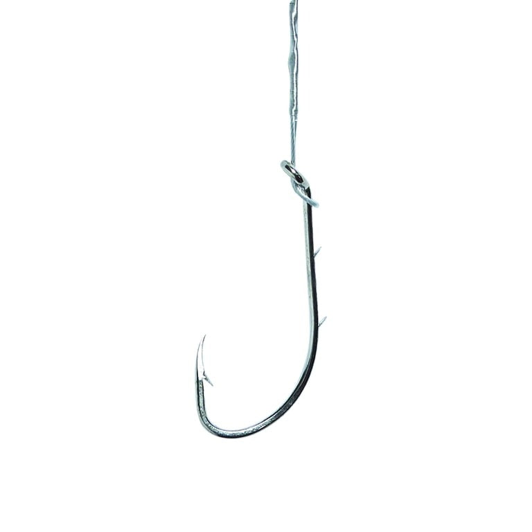 Baitholder Nylawire Snelled Fishing Hooks - Size 4 (5 Pack) - Perfect for Freshwater and Saltwater Fishing, Fly Fishing, and Baitcasting
