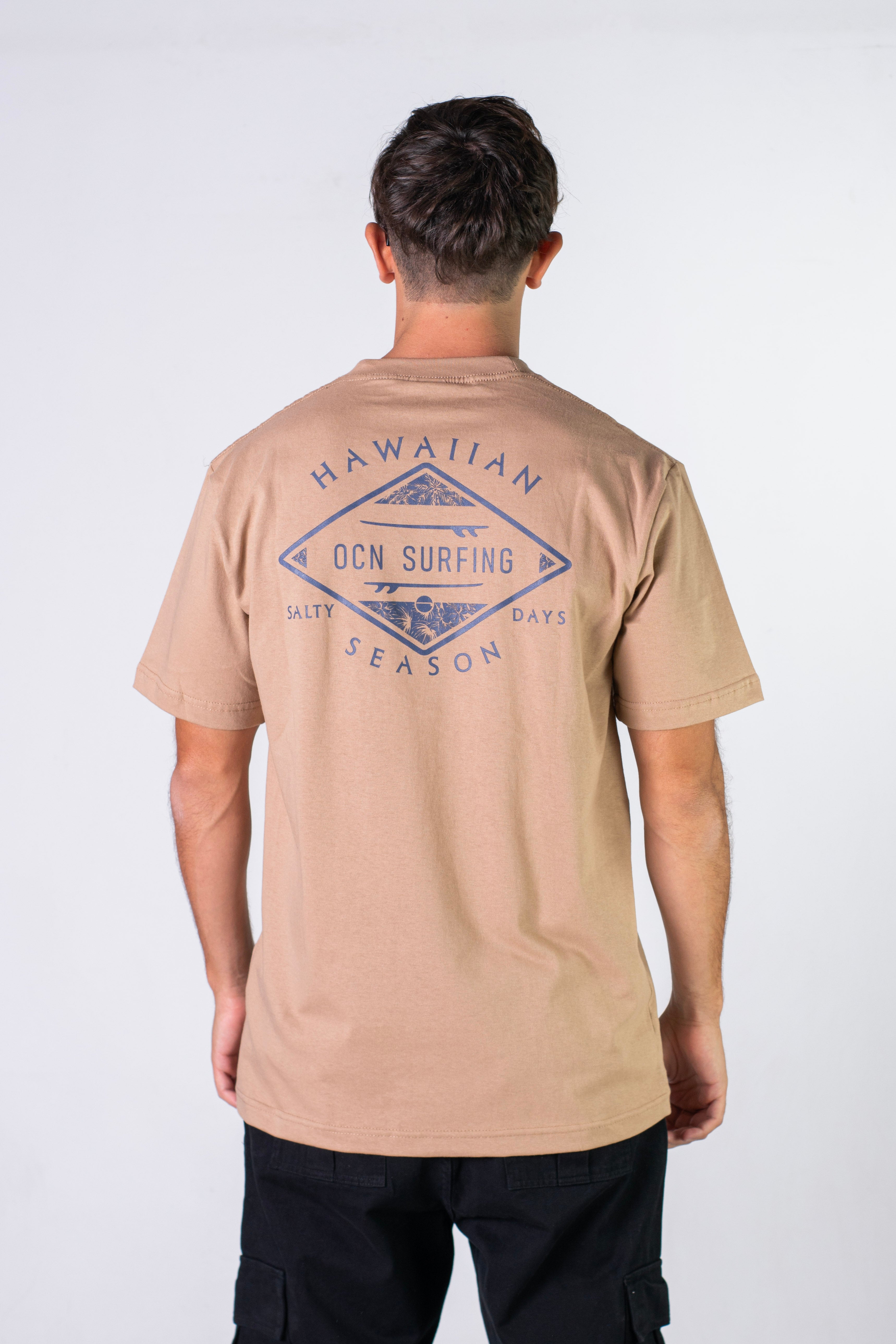 Original Men's T-Shirt Ocn Camel A2 - Comfortable Cotton Tee for Casual Wear, Street Style & Everyday Outfits