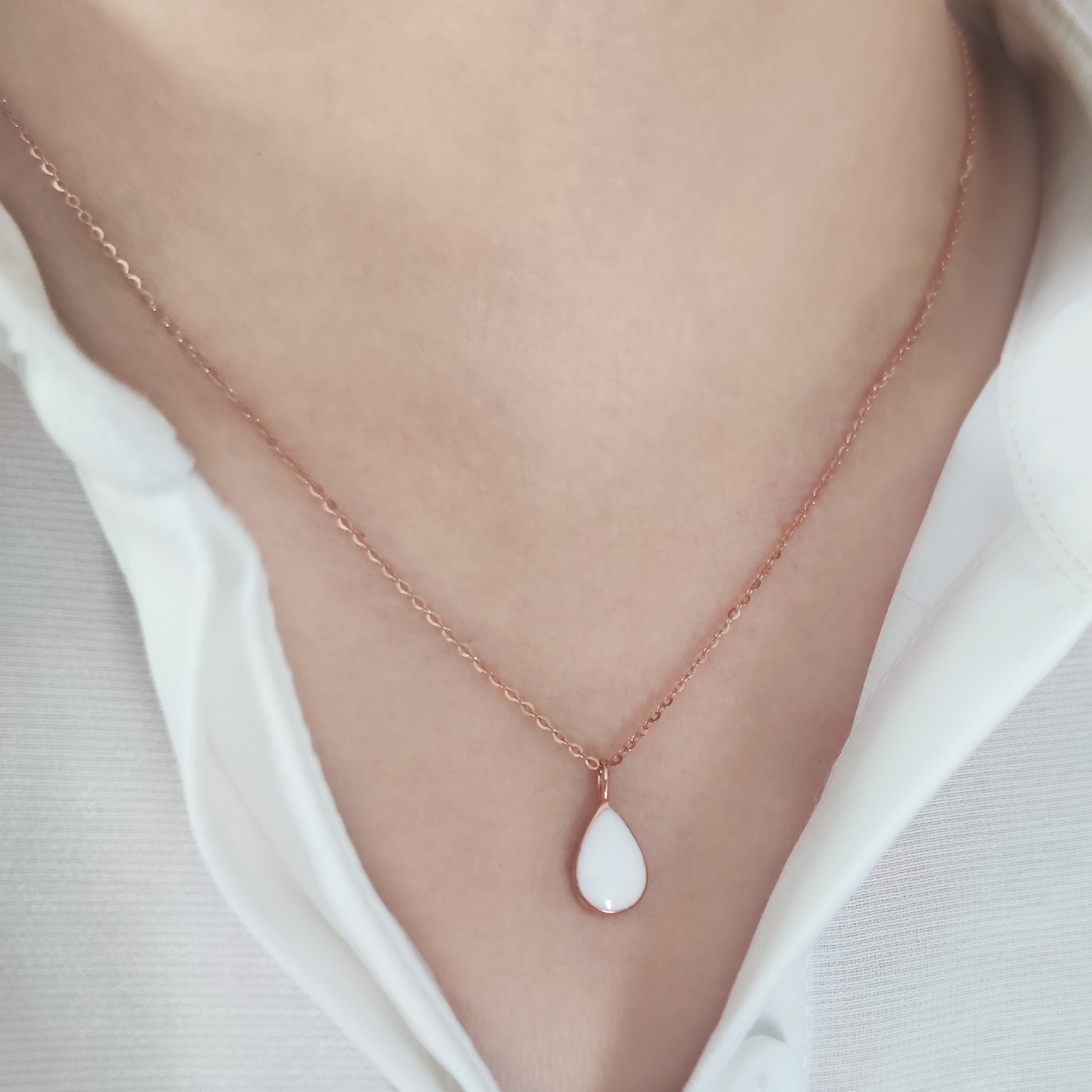 Milky Drop Breastmilk Necklace - Handmade Keepsake Jewelry for Moms | Perfect for Breastfeeding Mothers, Baby Showers & Mother's Day Gifts