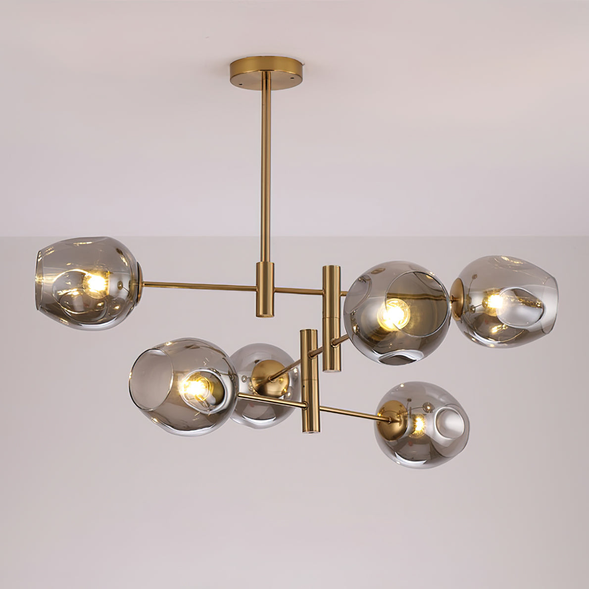 Elegant Branch Optical Chandelier - Modern Crystal Ceiling Light Fixture for Dining Room, Living Room, Bedroom Decor | Energy Efficient LED Lighting for Home & Office