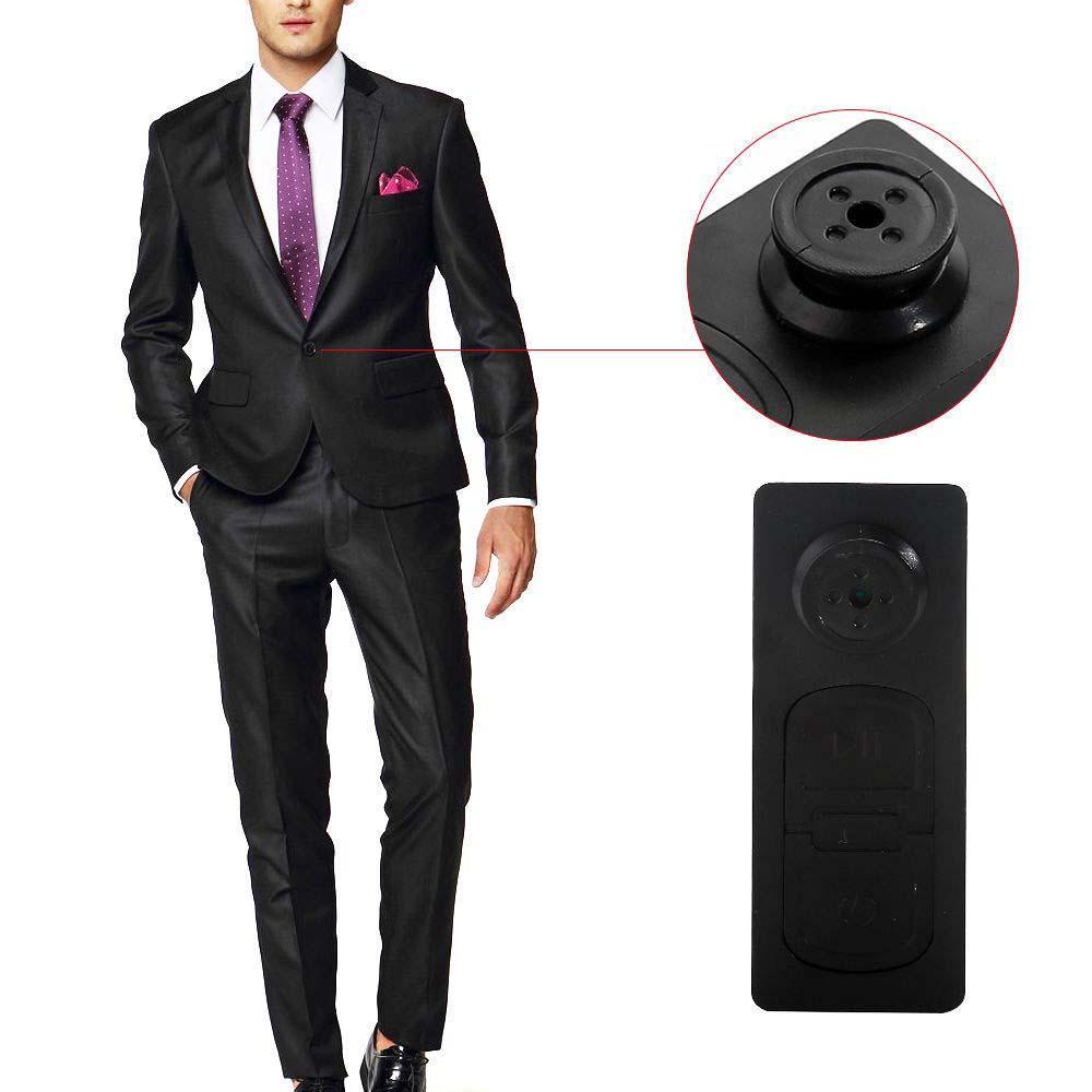 Mini Button Spy Camera - Hidden Wireless Security Camera for Home, Office & Surveillance - Perfect for Nanny Cams, Baby Monitors & Covert Recording