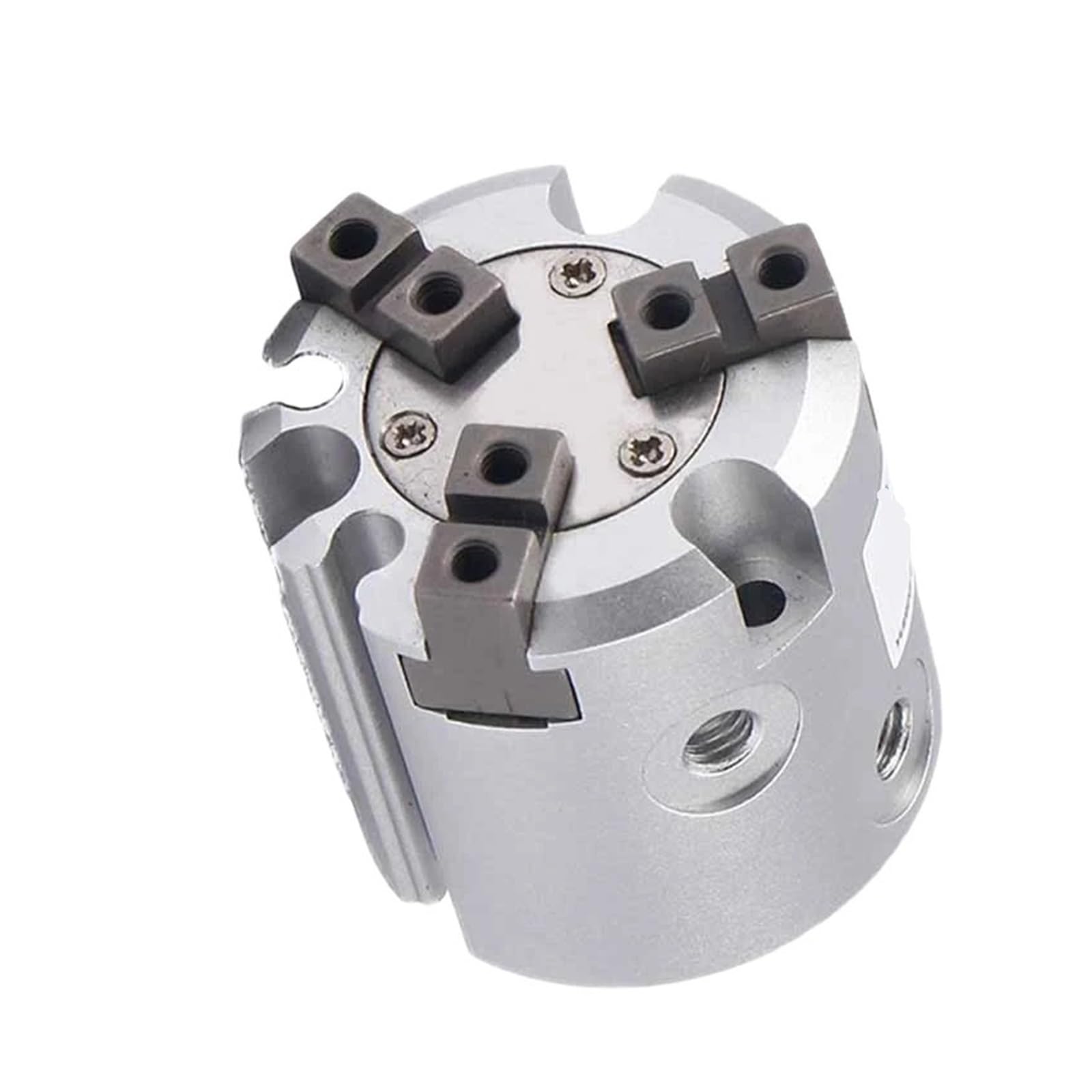 Pneumatic Three-Jaw Center Through Hole Gripper Finger Air Claw MHS3H-16D to 125D - Industrial Automation, CNC, Robotics, and Assembly Line Applications (Color: MHSH3-16D)