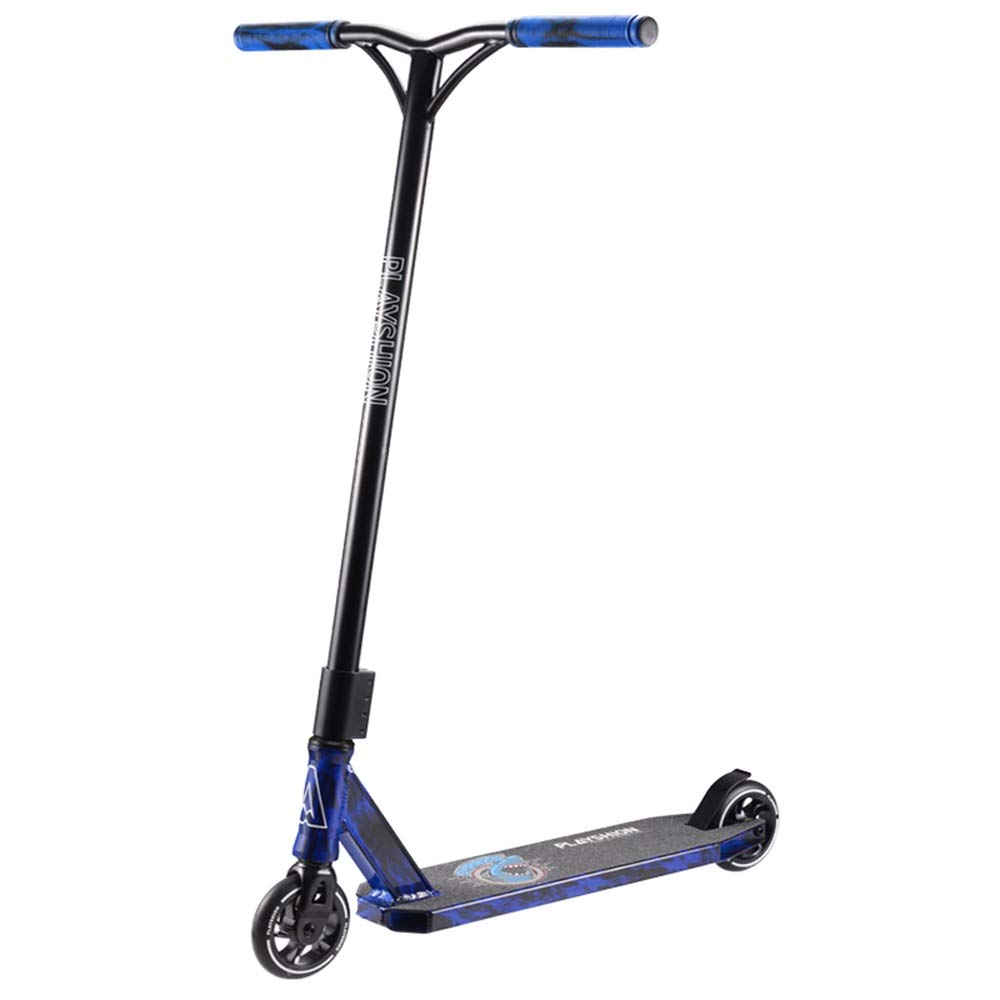 LJHBC Professional 2-Wheel Kick Scooter for Adults - High-Performance PU Wheels, 120kg Weight Capacity, Durable & Smooth Ride (Blue) - Perfect for Commuting, Urban Travel & Extreme Sports