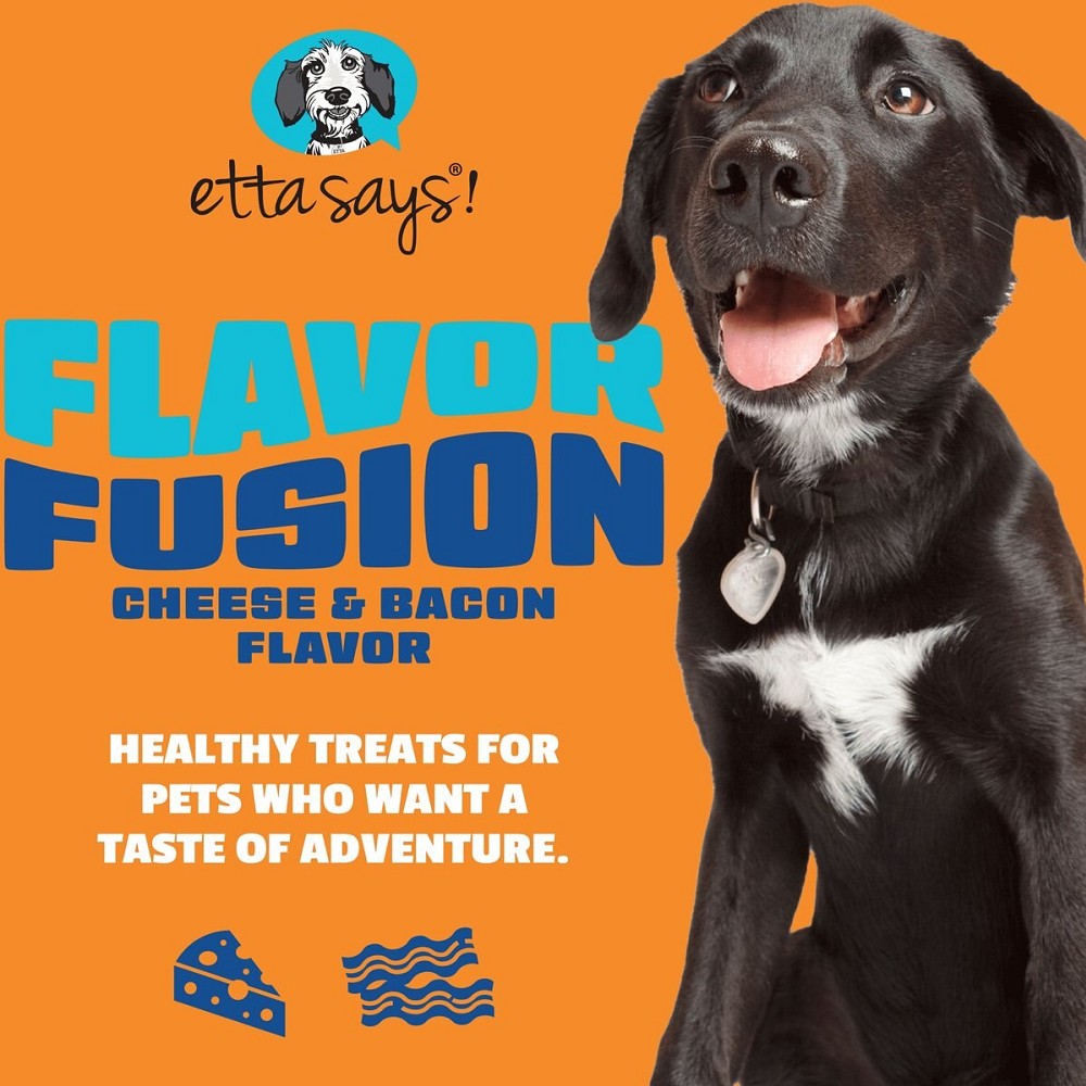 Premium Cheddar & Bacon Flavored Dog Chews - Long-Lasting Dental Treats for Medium & Large Breeds - Perfect for Training Rewards & Anxiety Relief