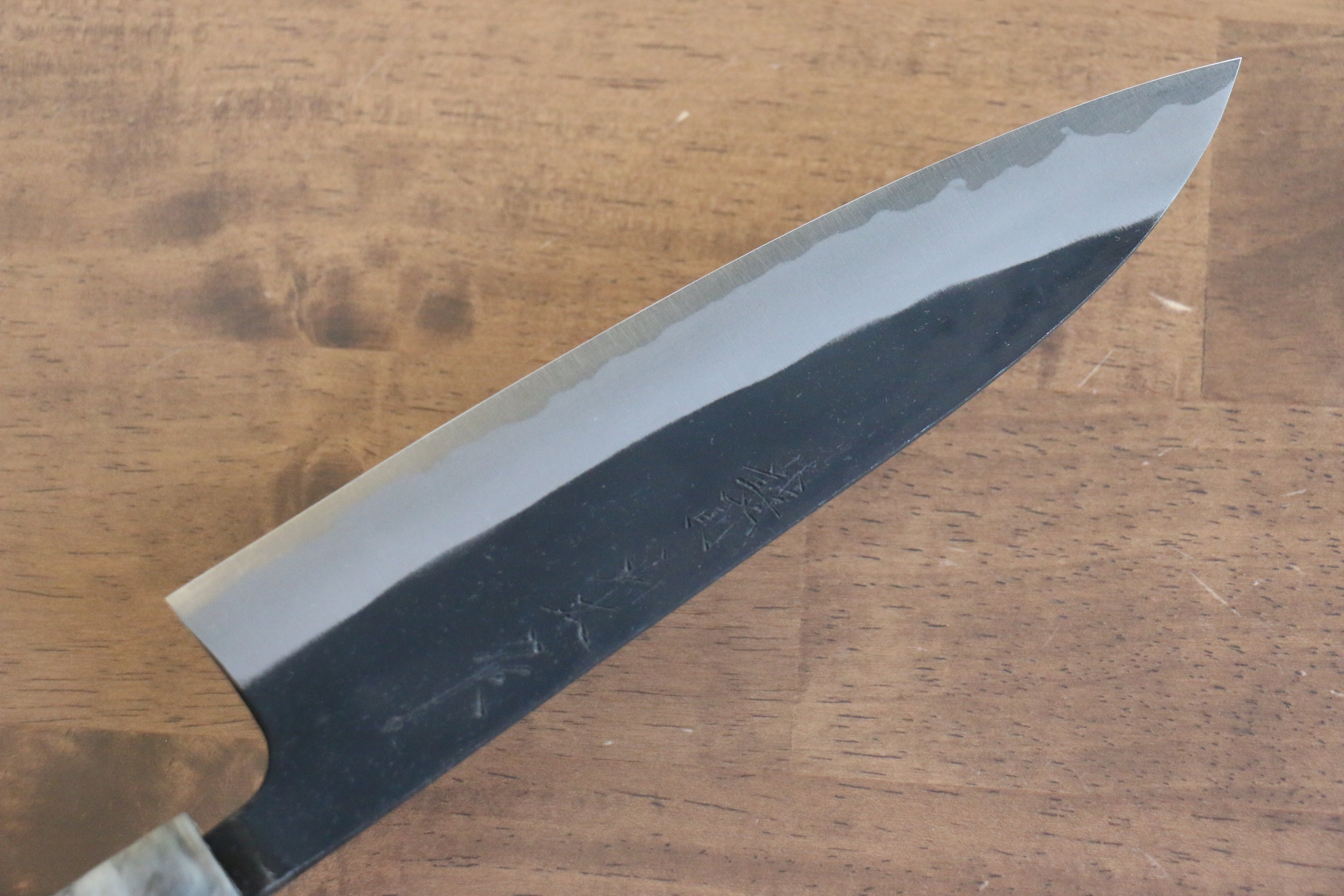 Nao Yamamoto White Steel No.2 Kurouchi Gyuto 180mm Japanese Chef Knife - Cherry Wood Handle for Professional Cooking & Sushi Preparation