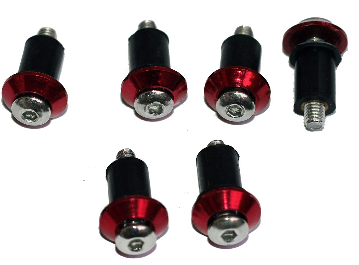 Motorcycle Windscreen Screw Kit - 6pcs Stainless Steel Bolts for Kawasaki Ninja 1000 | Durable Fairing Mounting Solution