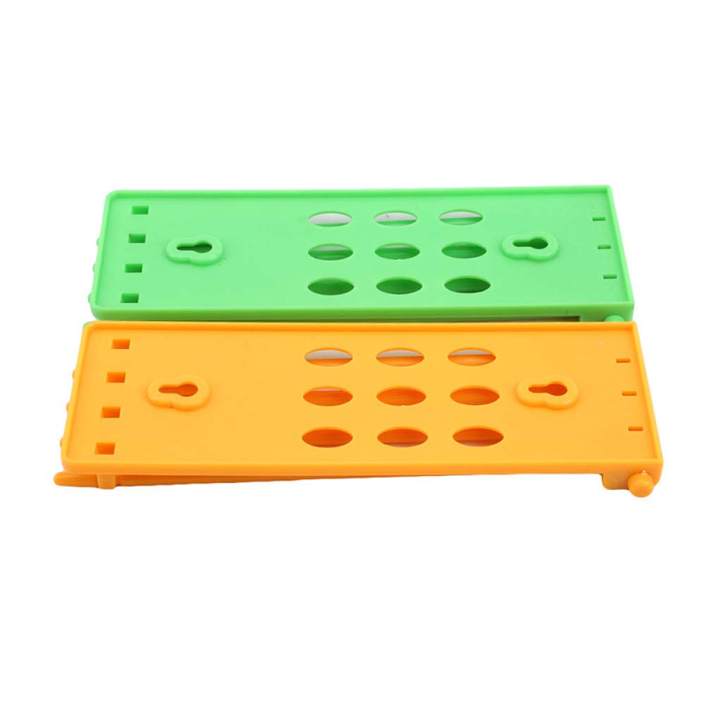 Plastic Bird Perch for Pigeon & Parrot Training - Yellow Leg Ring Stand for Bird Accessories