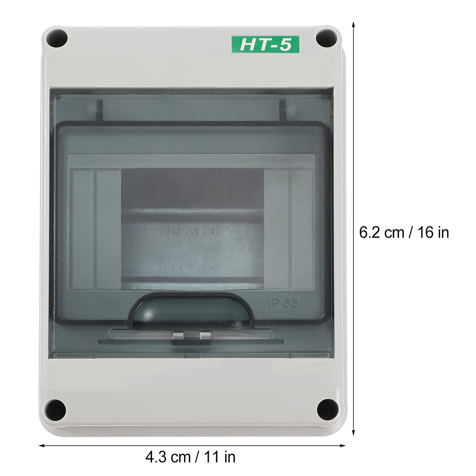 TEHAUX Waterproof Power Distribution Box - Electrical Project Enclosure with Keyboard Plate, PC Material Protective Case for Home & Office Use | Ideal for DIY Projects, Server Rooms, and Outdoor Installations