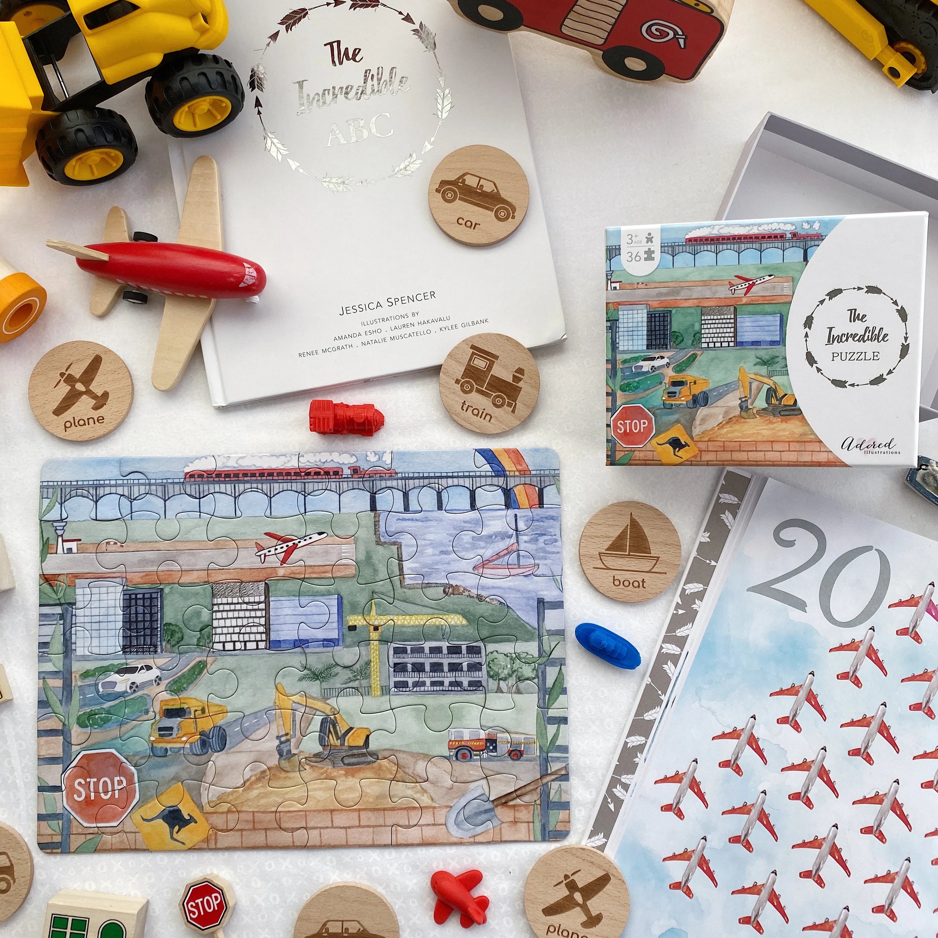 36-Piece Puzzle Set - Fun and Educational Brain Teaser for Kids & Adults - Perfect for Family Game Night, Travel, and Classroom Activities