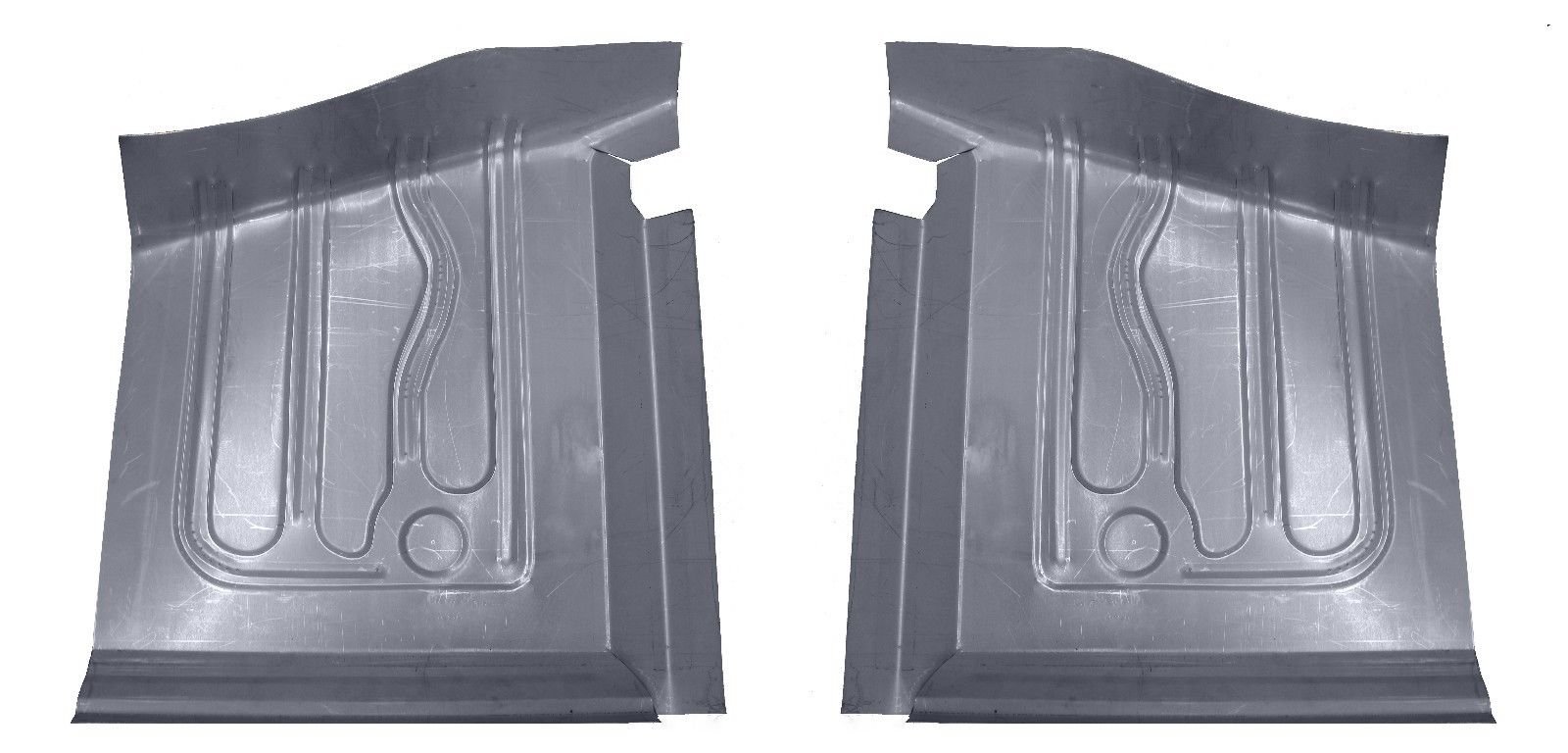 1966-1971 Ford Falcon, Fairlane, Torino, Ranchero & Comet Front Floor Pans Pair - Direct Fit Replacement Parts for Classic Car Restoration (Perfect for DIY Projects & Auto Body Repair)