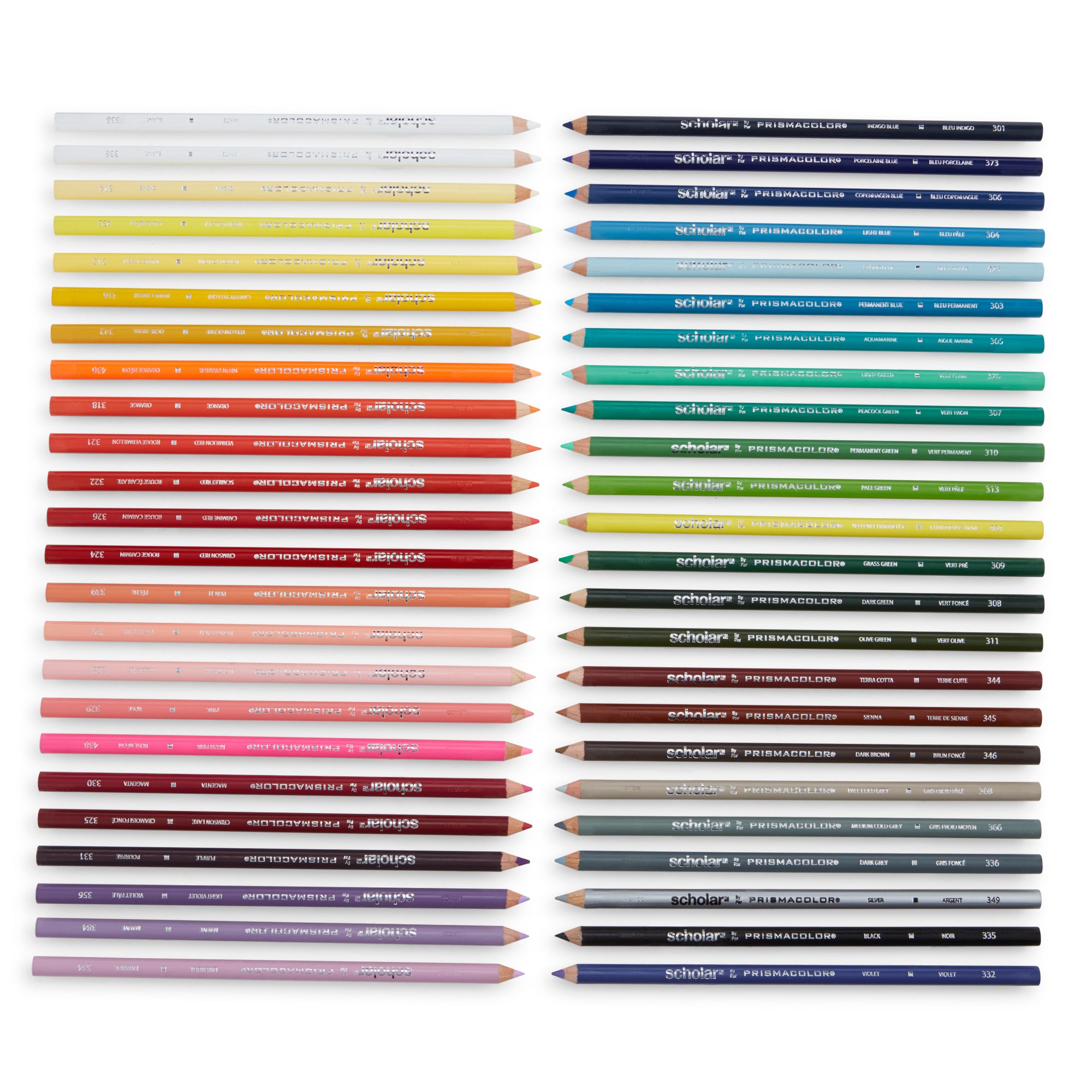 48 Pack Scholar Colored Pencils - Premium Art Supplies for Students & Artists | Perfect for Sketching, Coloring Books & School Projects