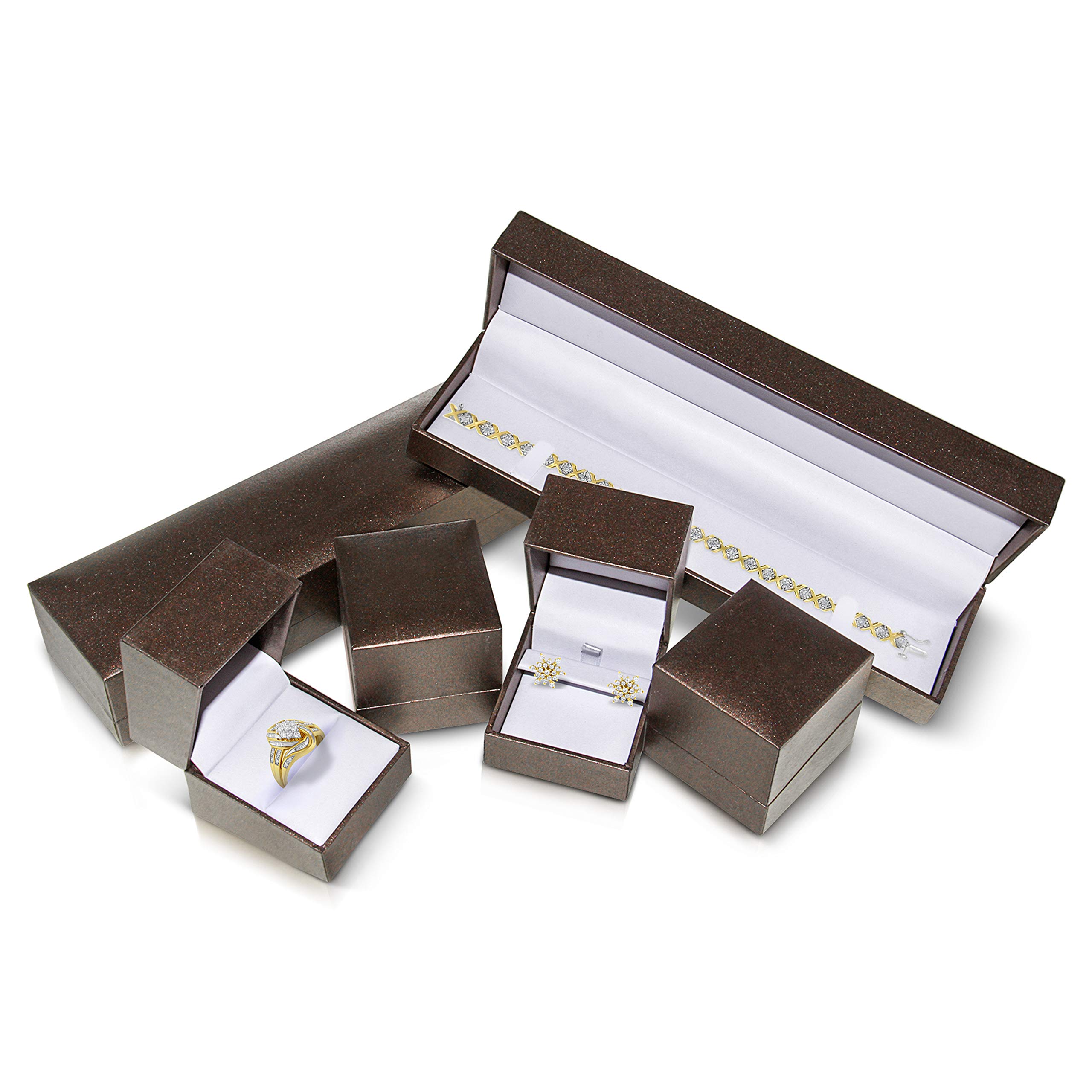 Sterling Silver Princess Cut Diamond Stud Earrings - 0.3 Carat Total Weight, H-I Color, I1-I2 Clarity - Perfect for Weddings, Anniversaries & Everyday Elegance