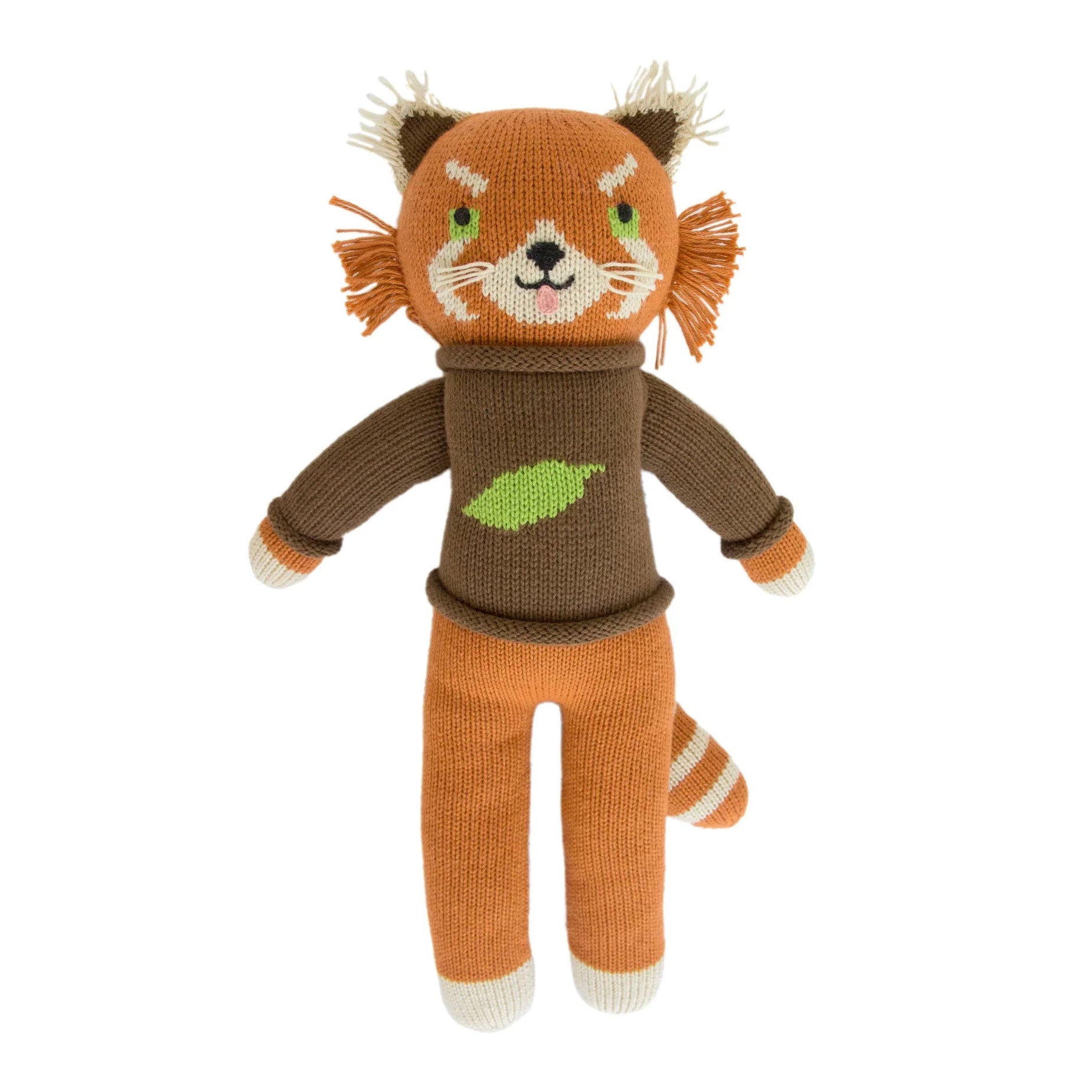 Blabla Knit Doll - Toulouse the Panda Mini Size | Handmade Soft Plush Toy for Kids & Collectors | Perfect for Nursery Decor, Gifts & Cuddling