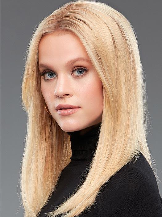 easiPart HH 18 Exclusive Colors | Remy Human Hair Topper (Mono Top) for Thinning Hair | Natural-Looking Hair Solution for Women | Perfect for Daily Wear & Special Occasions