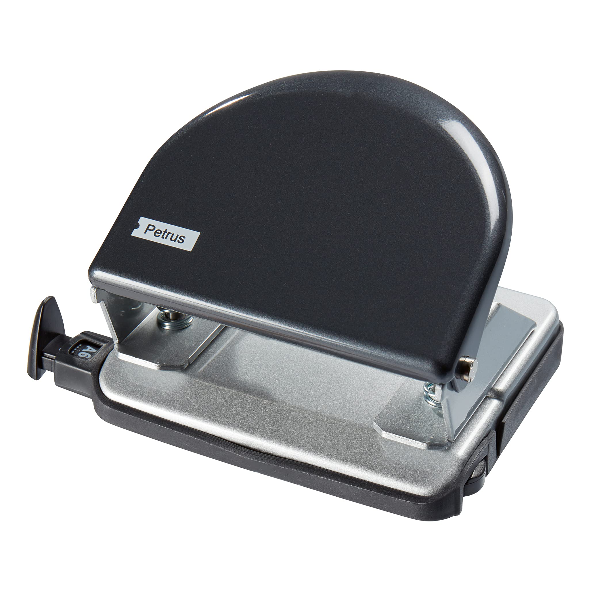 52 Sheet Capacity Heavy Duty Paper Hole Punch - Grey | Perfect for Office, School, and Home Organization