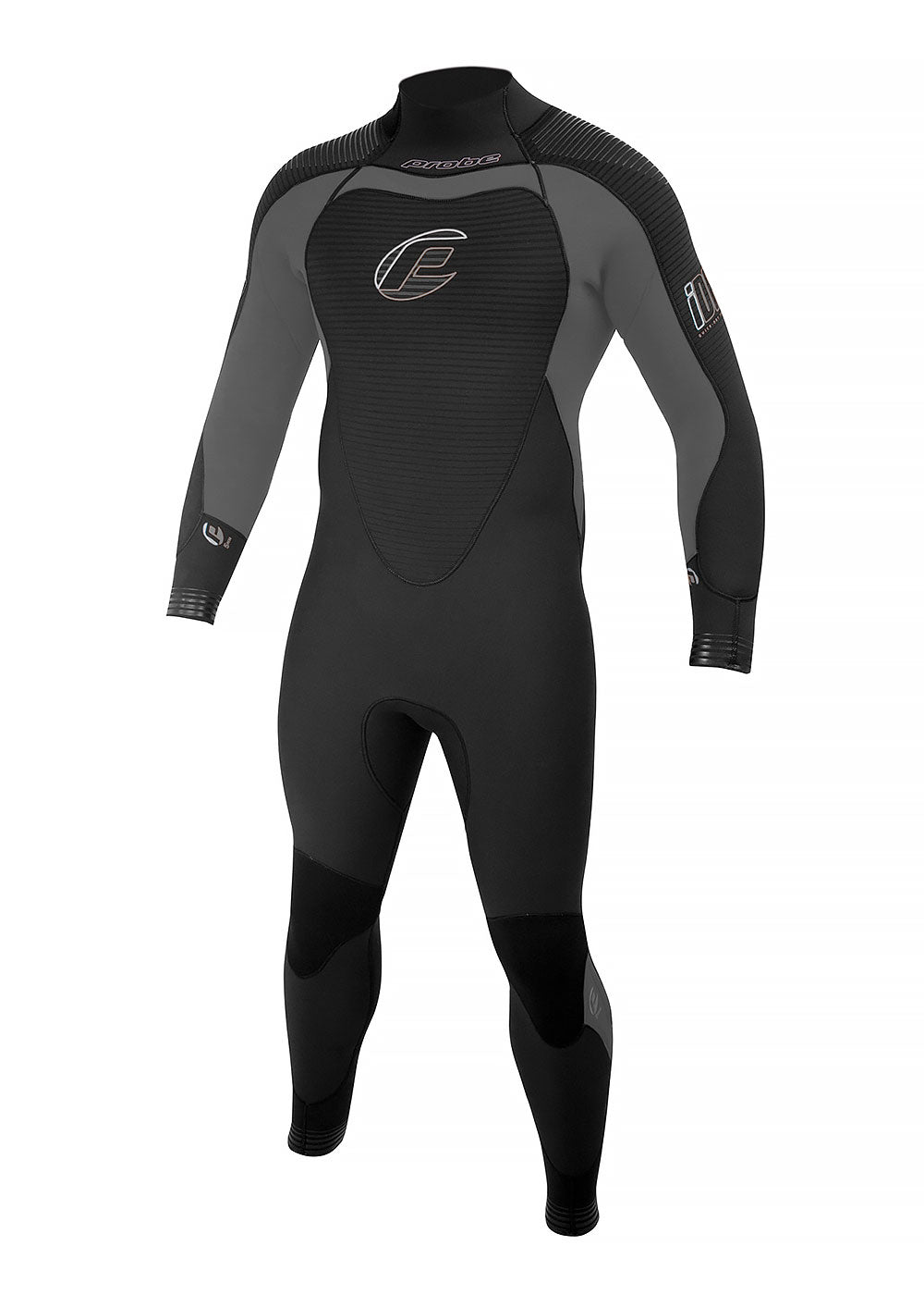 iDRY 5mm Neoprene Steamer Wetsuit for Men - Warm & Flexible Scuba Diving, Surfing & Water Sports Gear