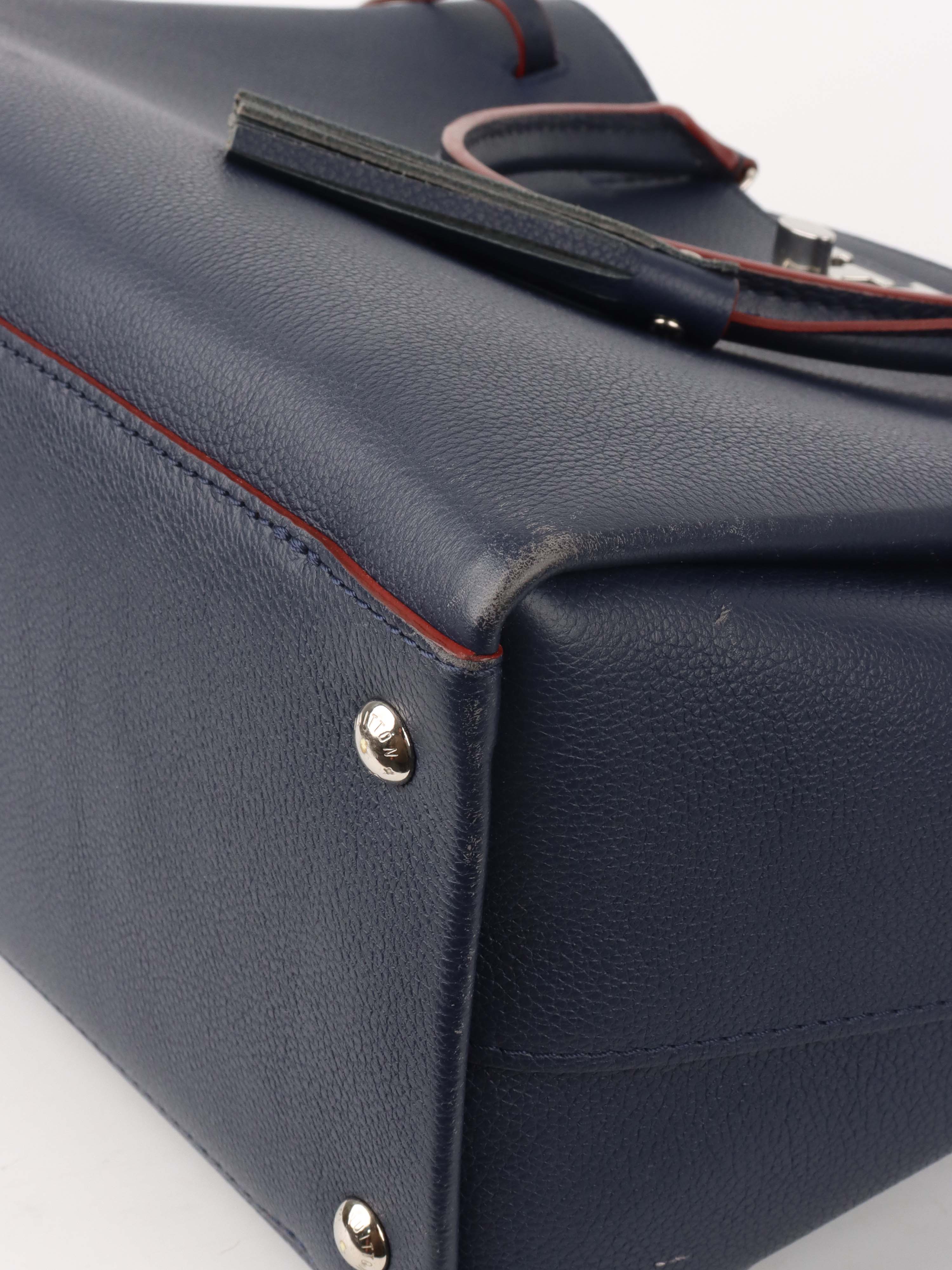 Authentic Louis Vuitton Locke Navy Crossbody Bag - Luxury Designer Handbag for Women | Perfect for Travel, Work & Evening Events