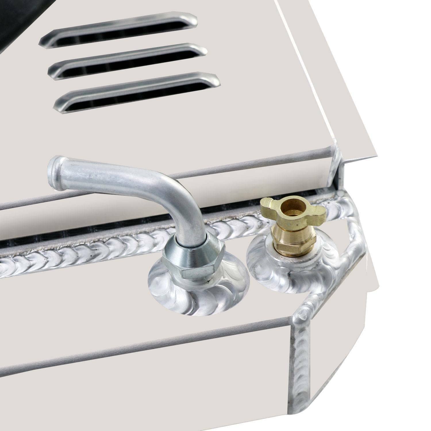 1988-1995 Toyota 4Runner SR5 Pickup DLX 3.0L V6 Engine Replacement Radiator - 3 Row Aluminum Radiator with Shroud, Fan & Relay Kit - Perfect for Off-Roading, Towing & High-Performance Cooling